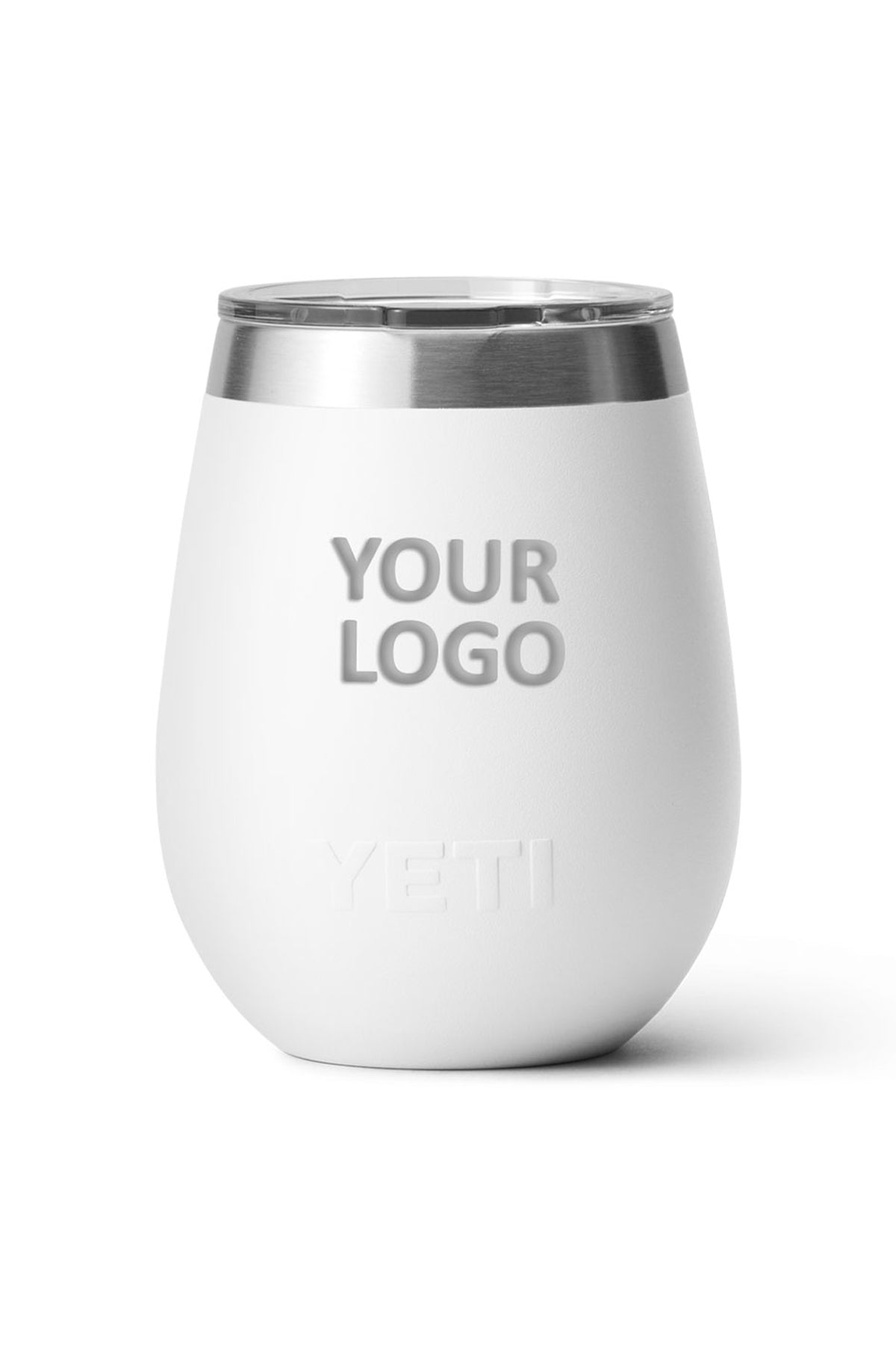 YETI Custom 10 oz Wine Tumblers with Magslider Lid, White