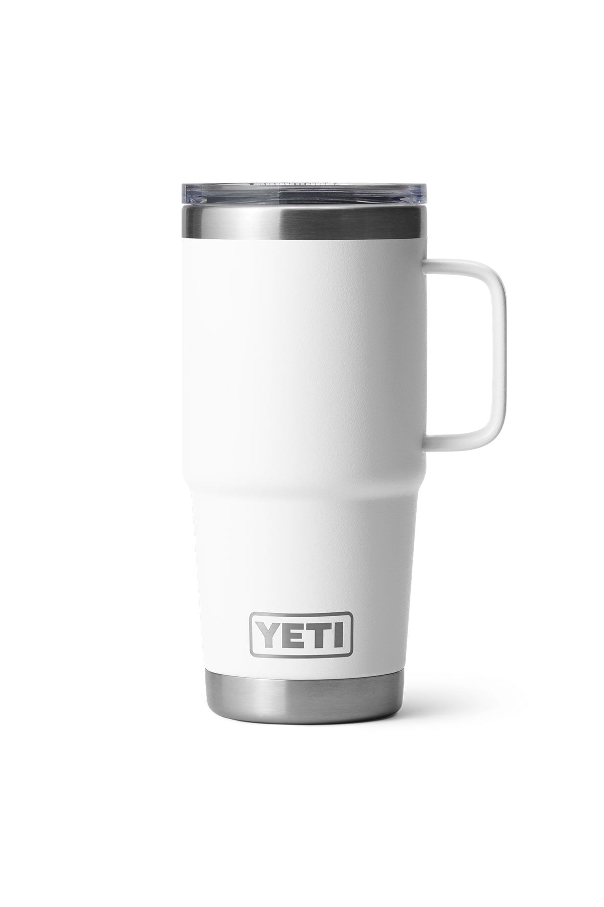YETI Custom 20 oz Travel Mugs with Stronghold Lid, White