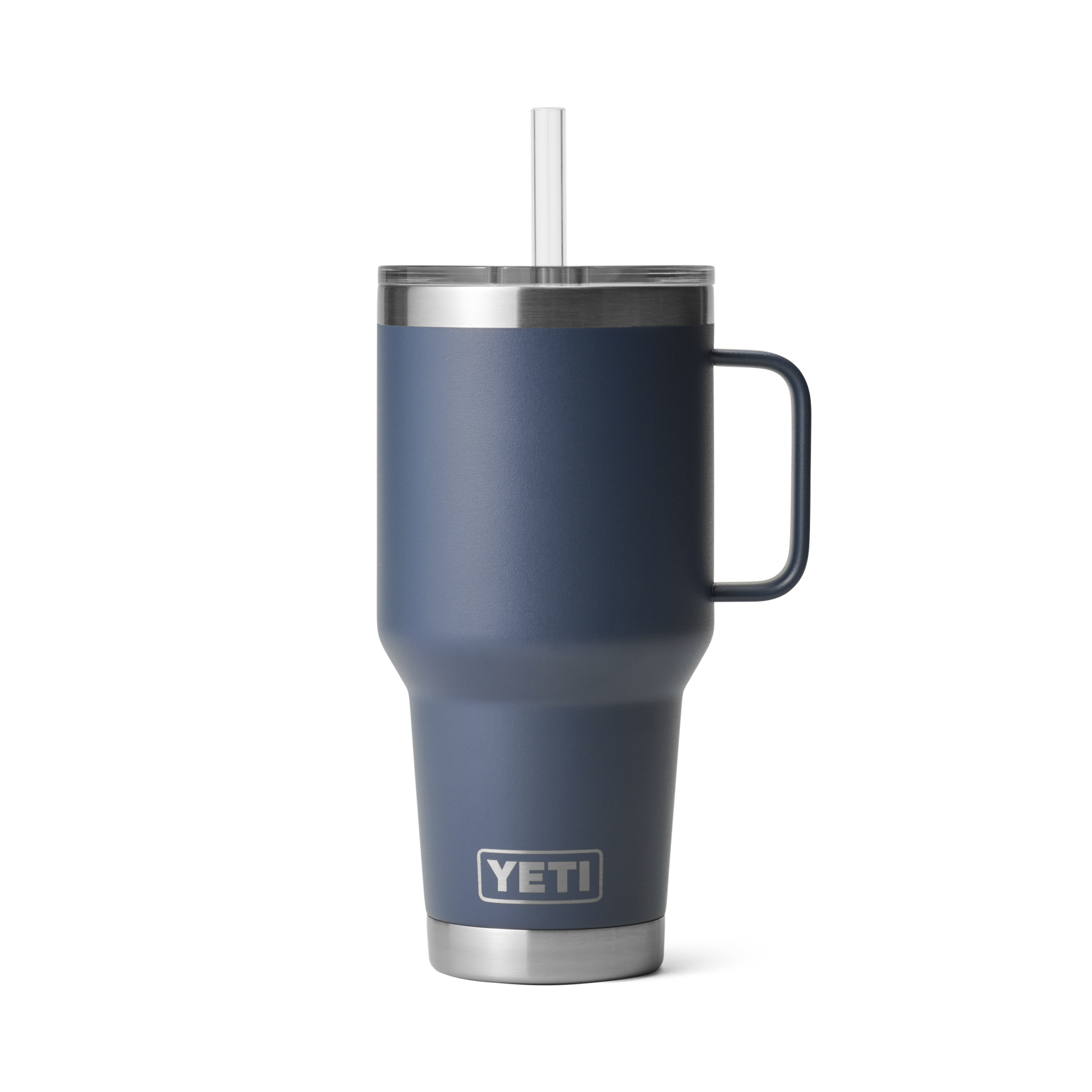 Yeti Rambler 35 Oz Custom Straw Mugs With Straw Lid, Navy [The Berg Group]