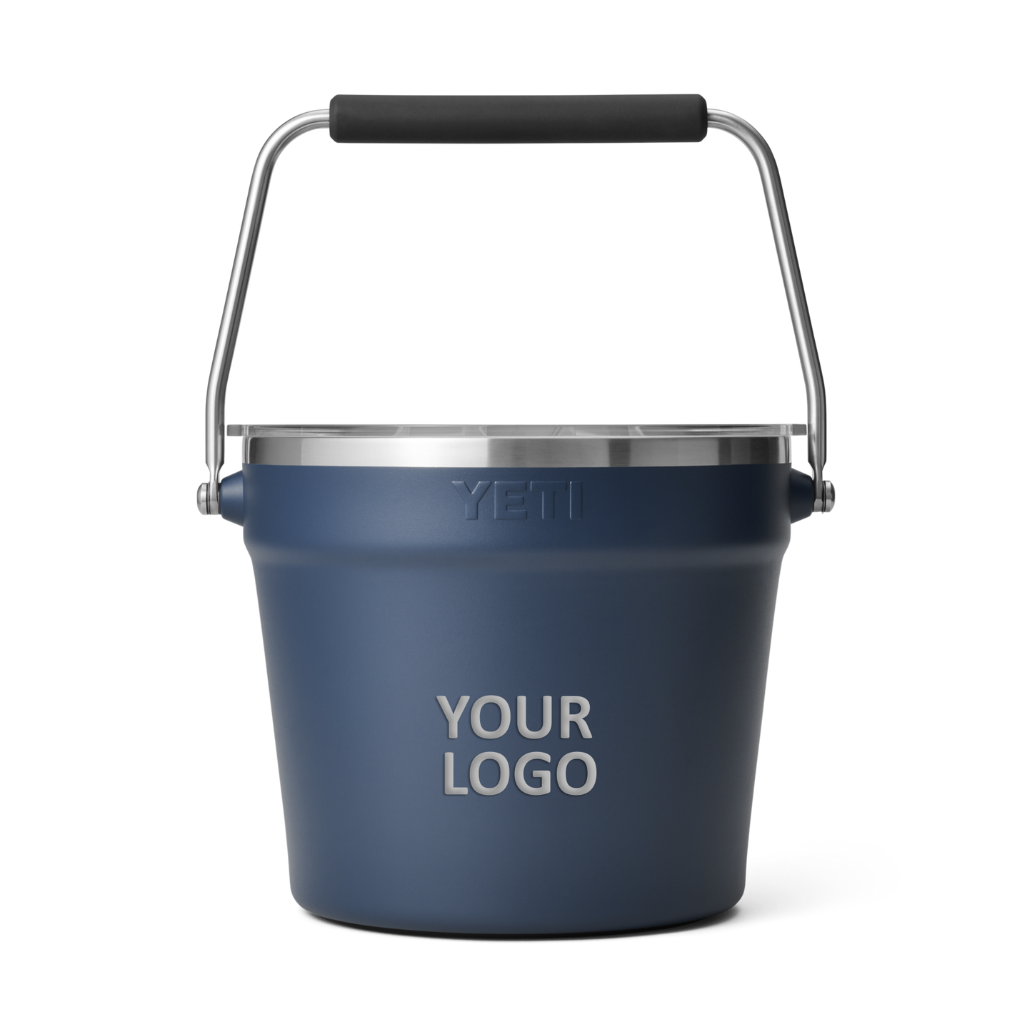 Custom Yeti Rambler Bev Bucket Navy 