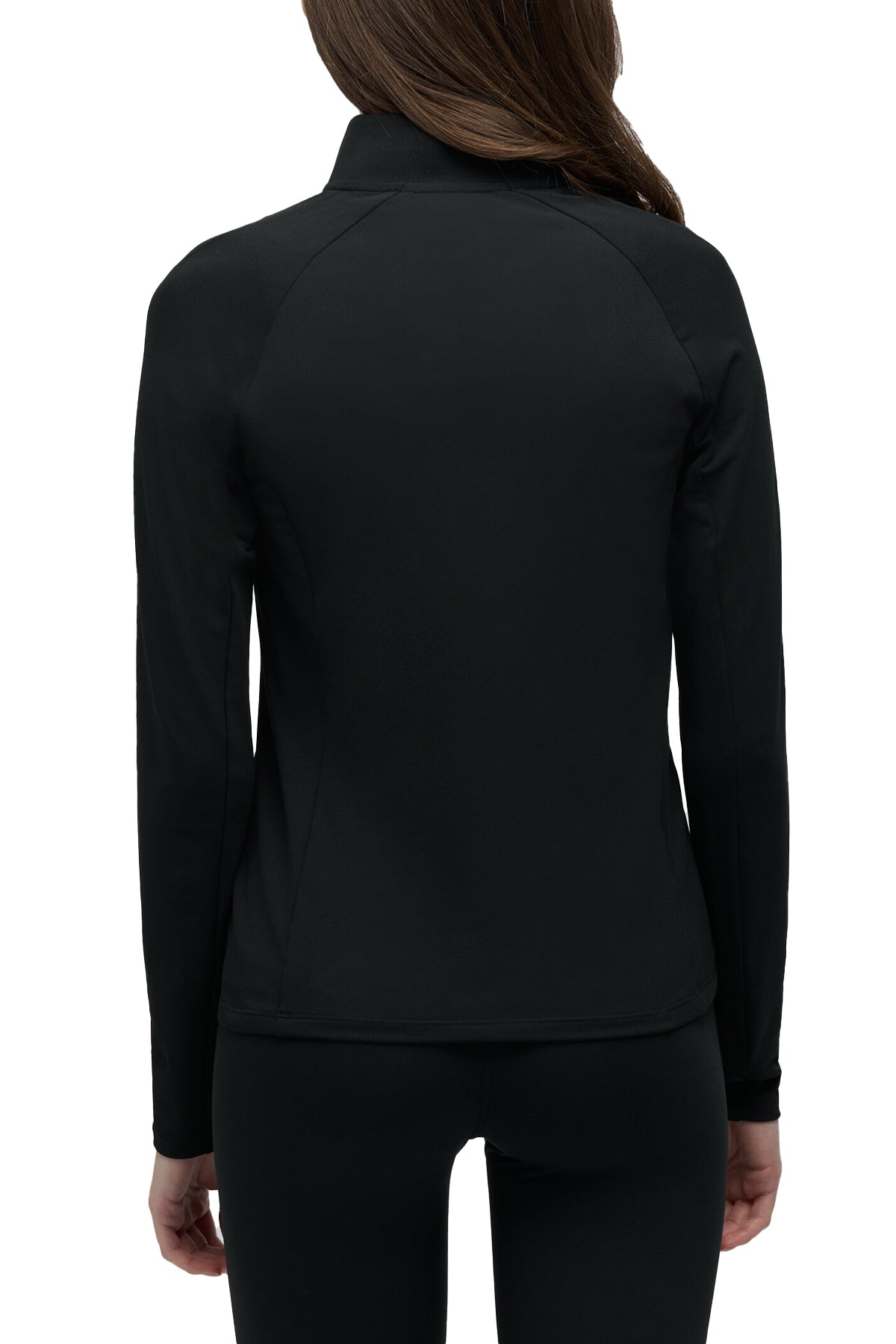 UNRL Women's Highlands Custom Quarter Zips, Black