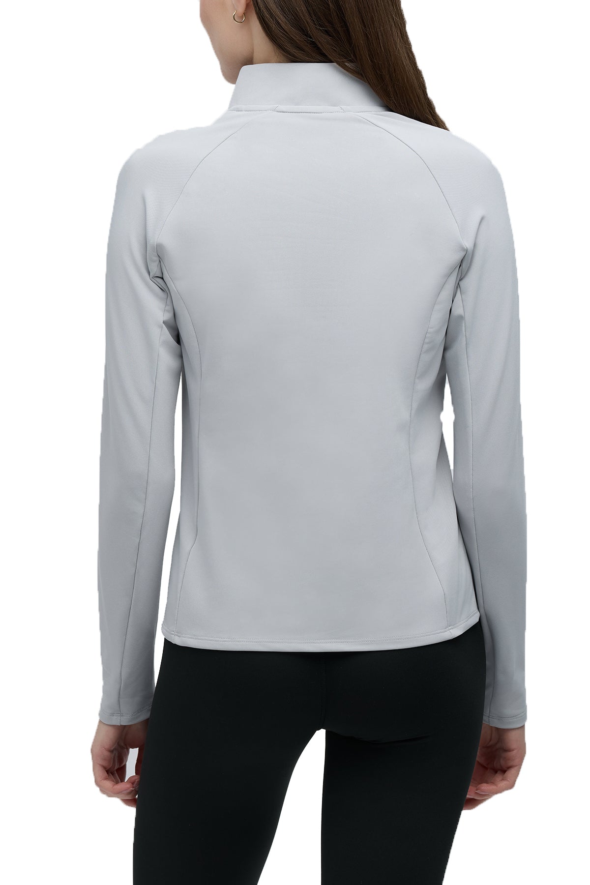 UNRL Women's Highlands Custom Quarter Zips, Core Gray