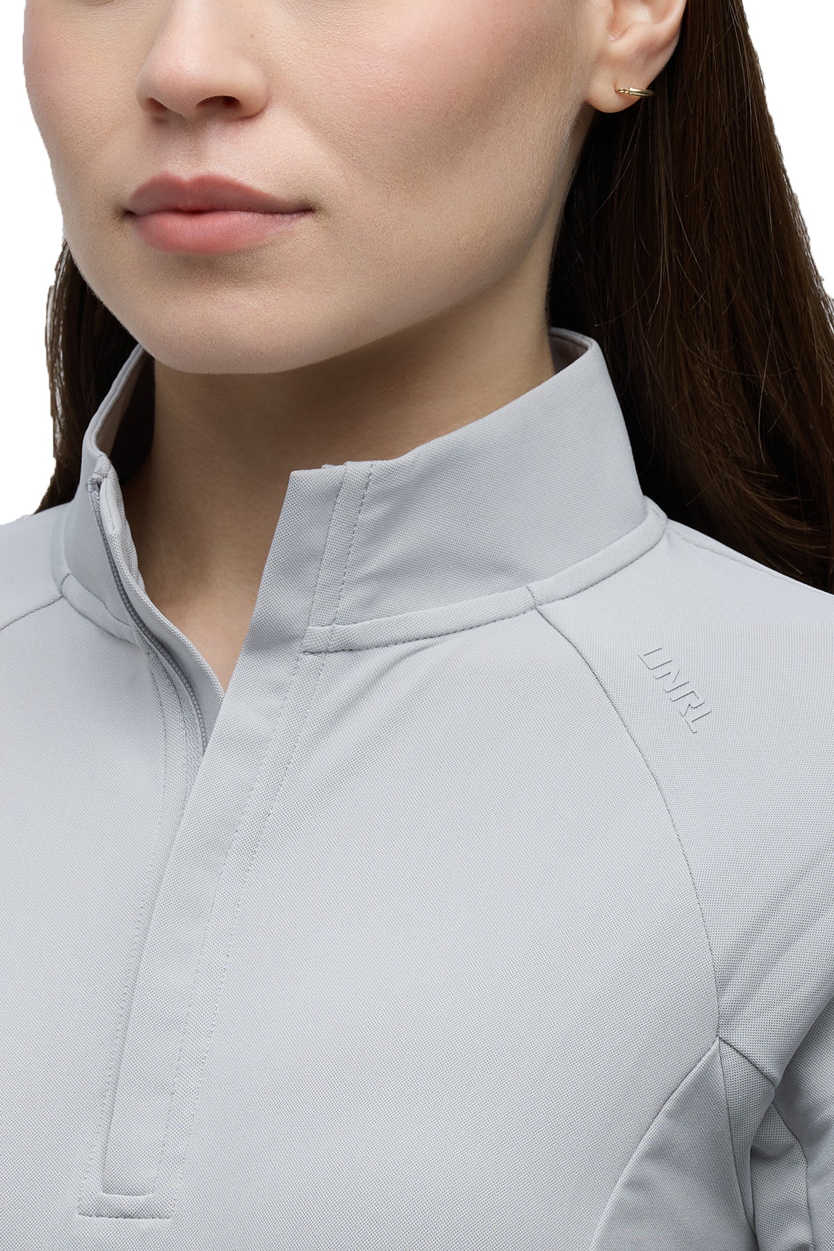 UNRL Women's Highlands Custom Quarter Zips, Core Gray