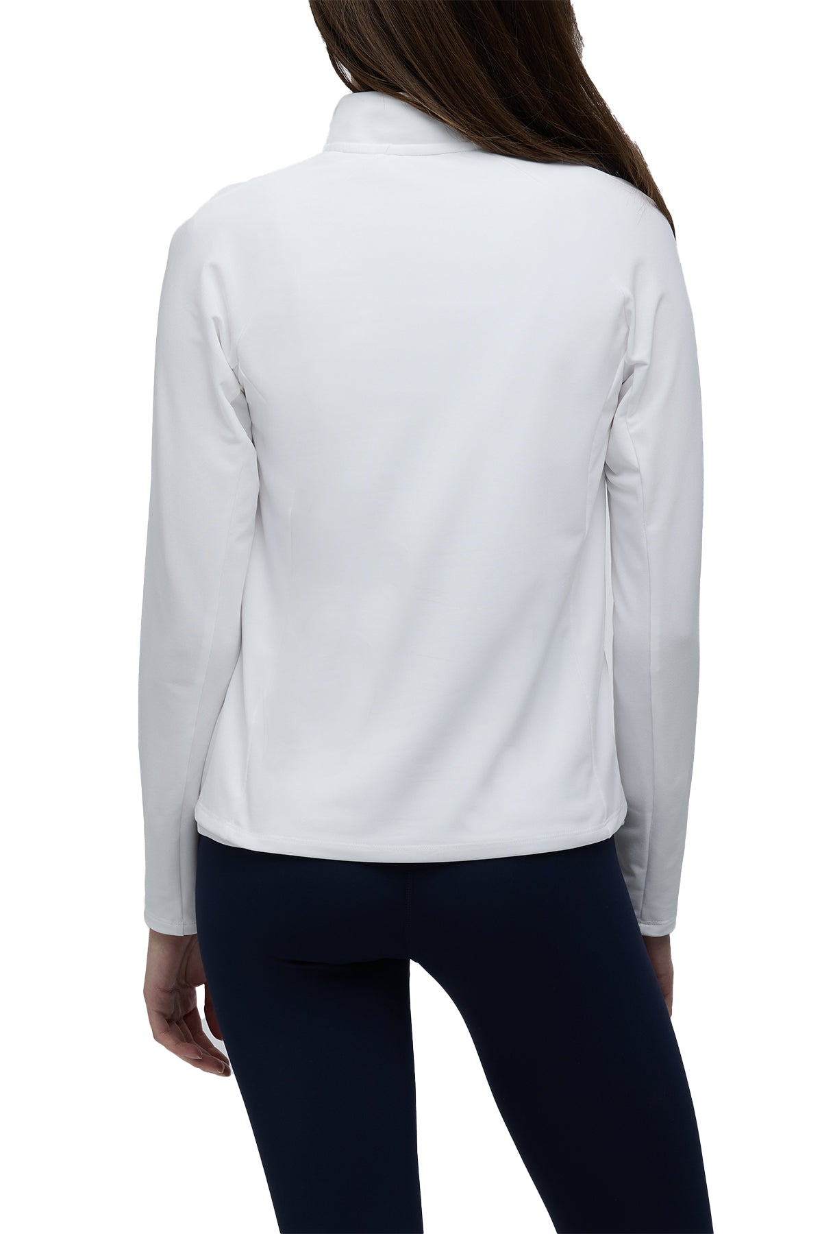 UNRL Women's Highlands Custom Quarter Zips, White