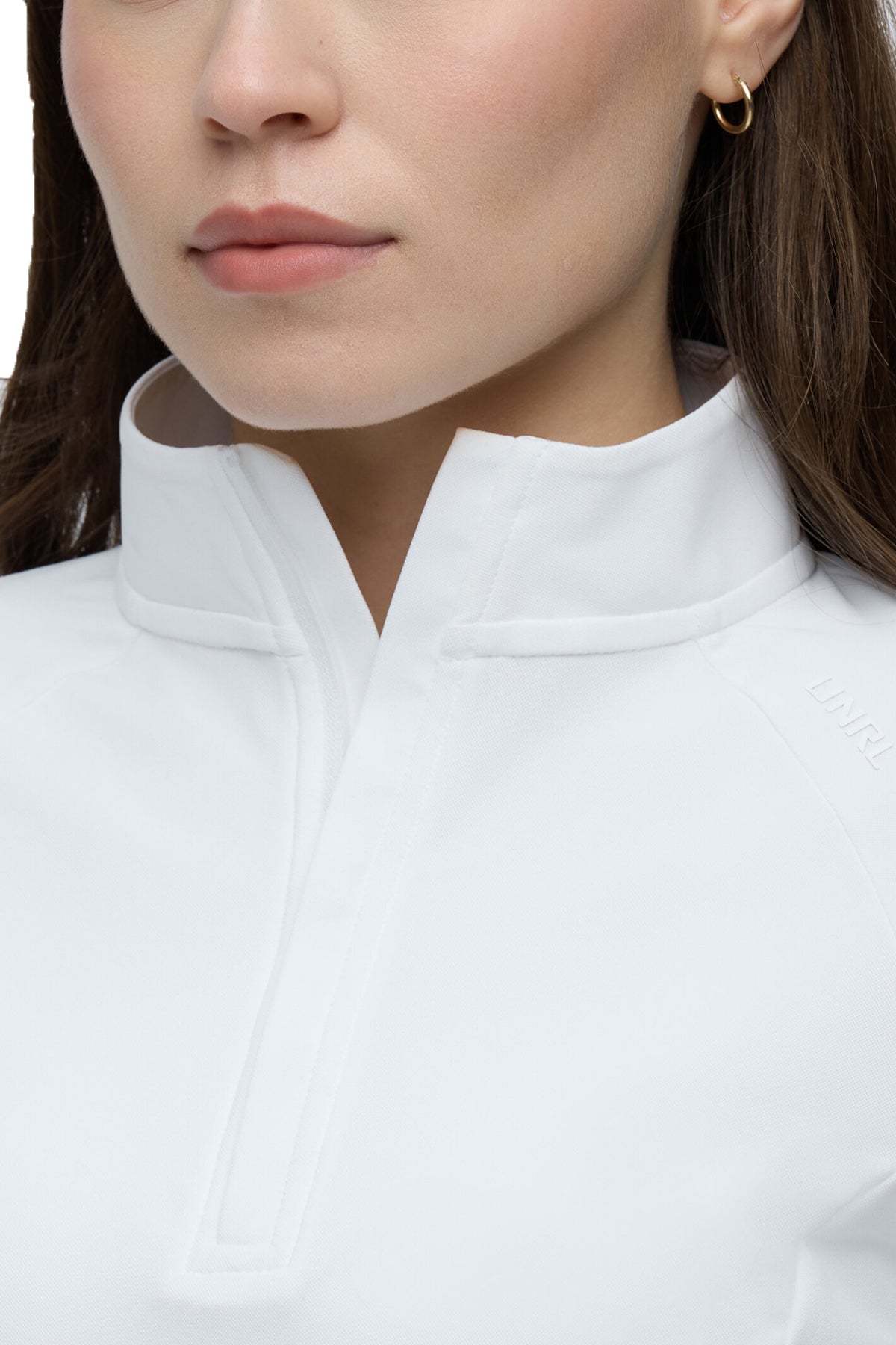 UNRL Women's Highlands Custom Quarter Zips, White
