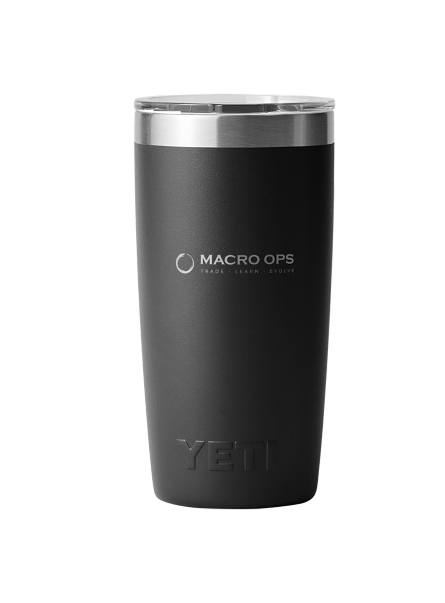 YETI 10 oz Tumbler with Magslider Lid, Black [Macro Ops]