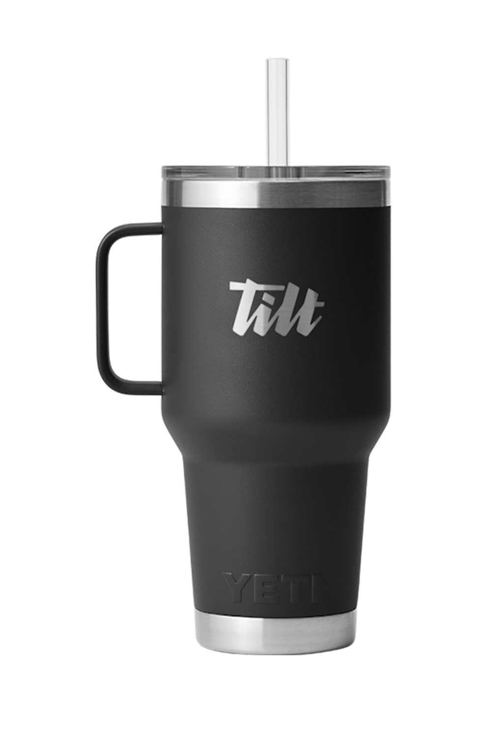 Yeti Rambler 35 Oz Straw Mug With Straw Lid, Black [Tilt]