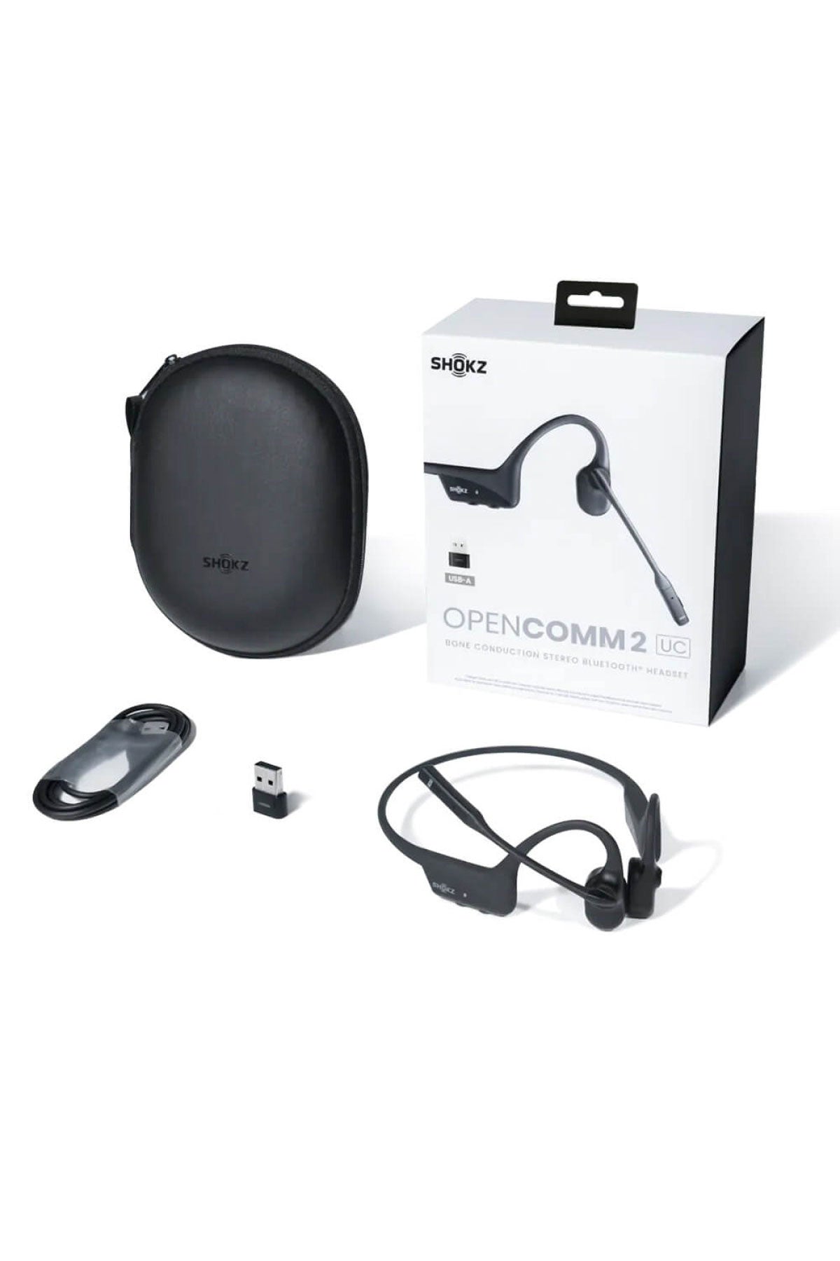 Shokz OpenComm 2 UC Custom Headphones, Black