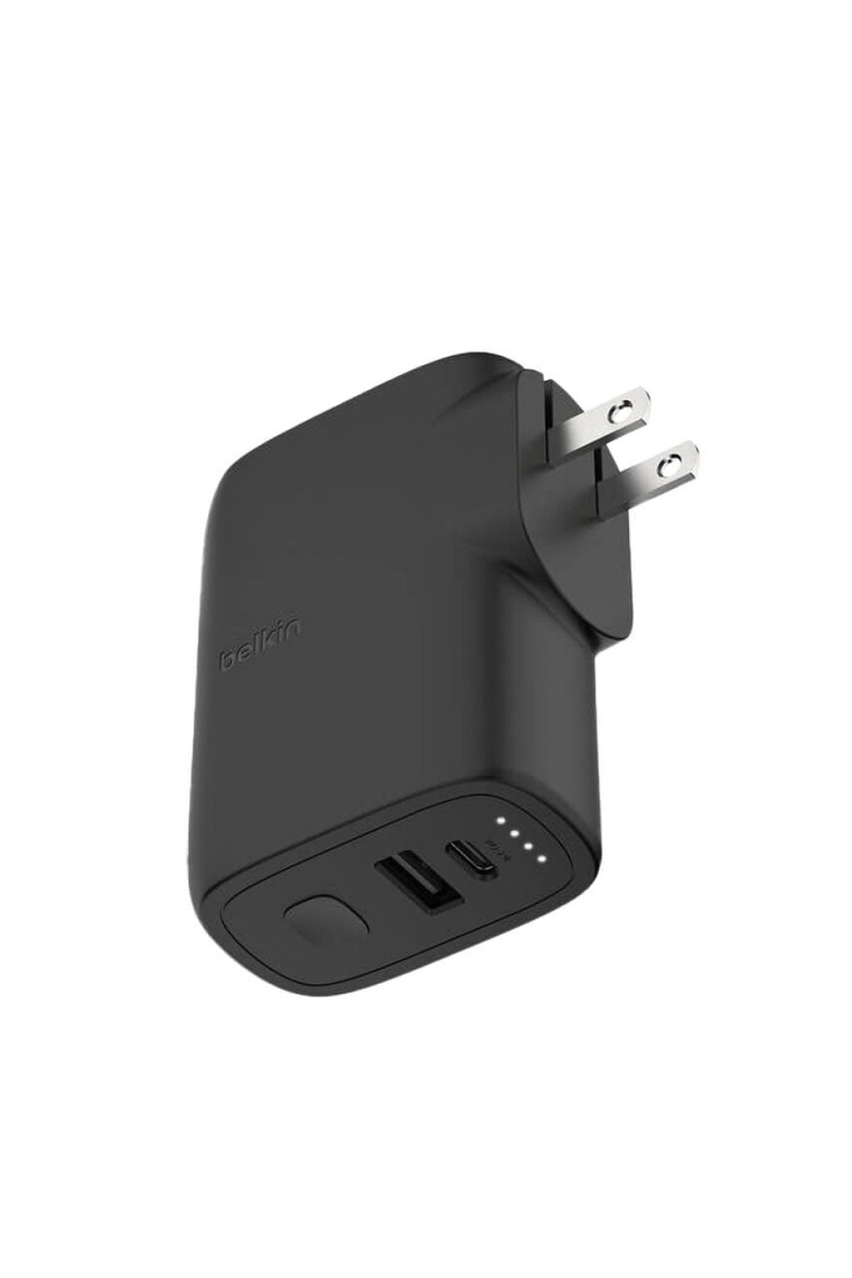 Belkin Hybrid Custom Wall Charger 25W + Power Bank 5K, Black