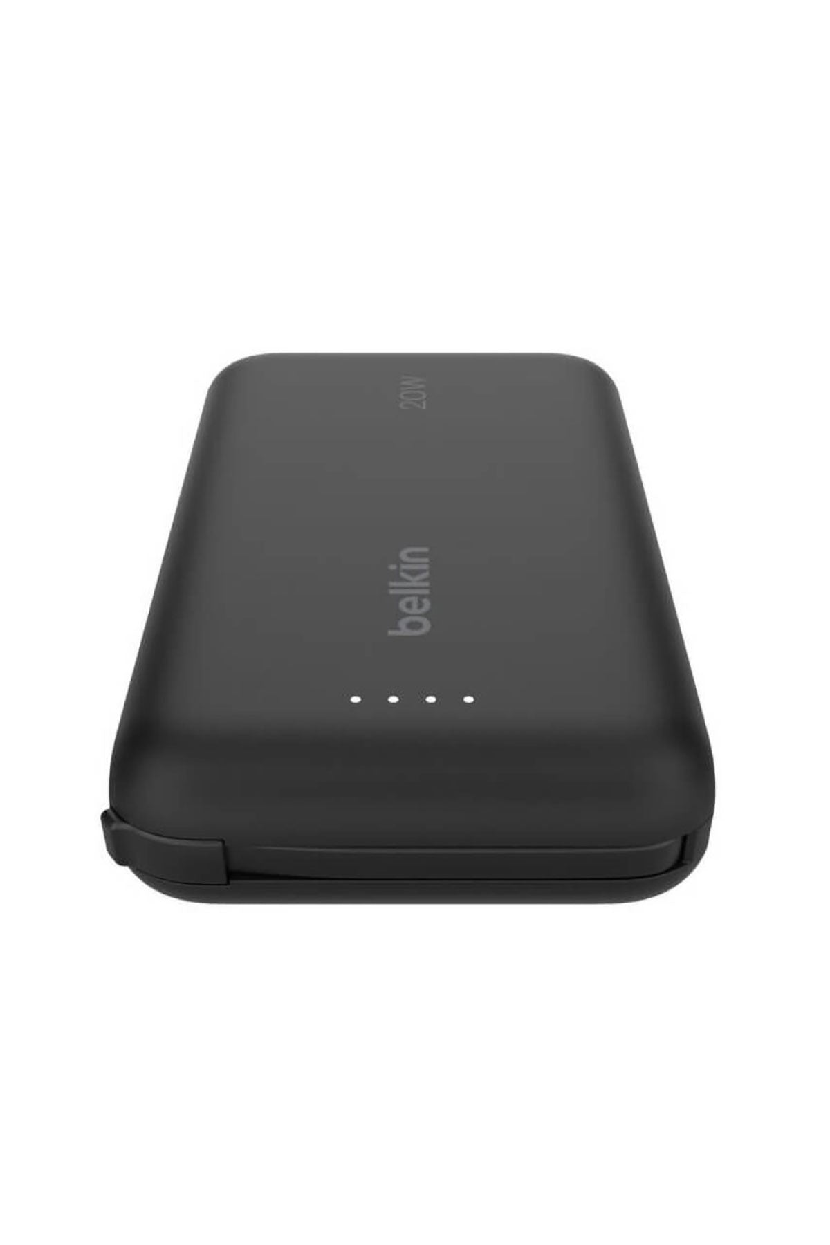 Belkin Custom Power Bank 10K with Integrated Cable, Black