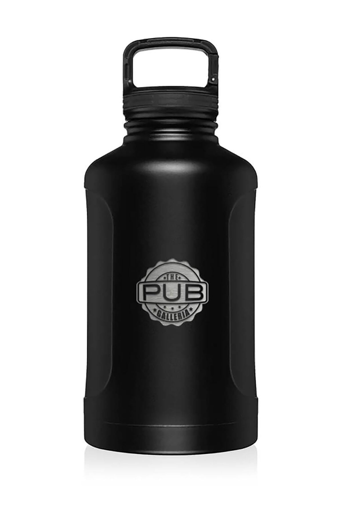 BruMate Insulated 64oz Beer Growler, Black