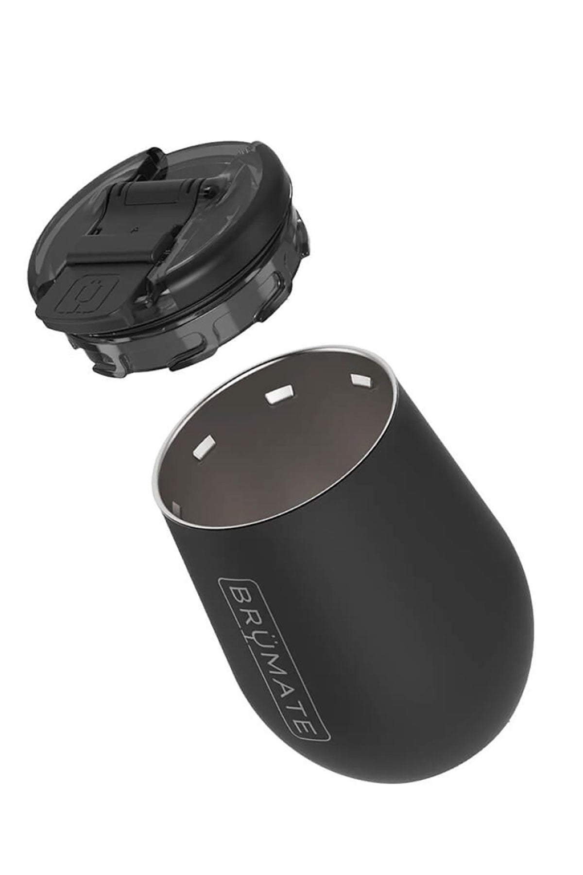 BruMate Uncork'd 14oz Custom Wine Tumbler, Black