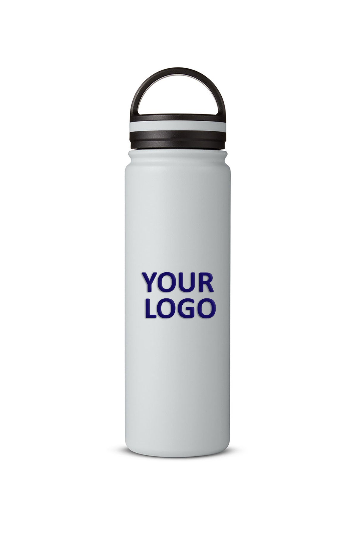 Core365 Vacuum Insulated 24oz Stainless Steel Custom Bottles, Platinum