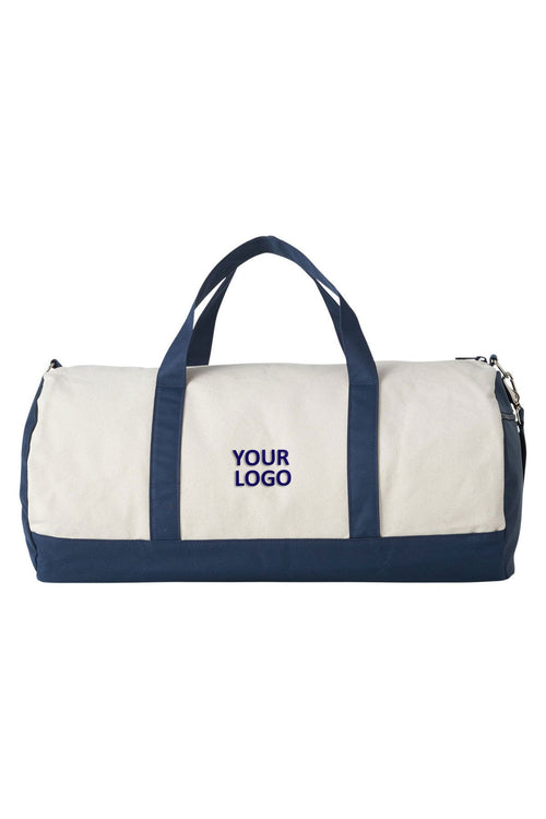 Vineyard Vines Custom Canvas Captain Tote, Natural/Lighthouse Red