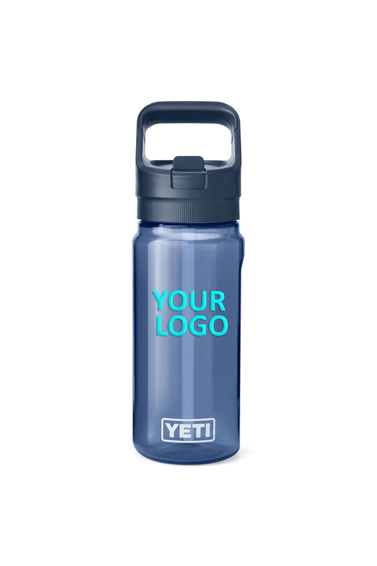 Yeti Yonder 20 Oz Custom Water Bottles With Straw Cap, Navy