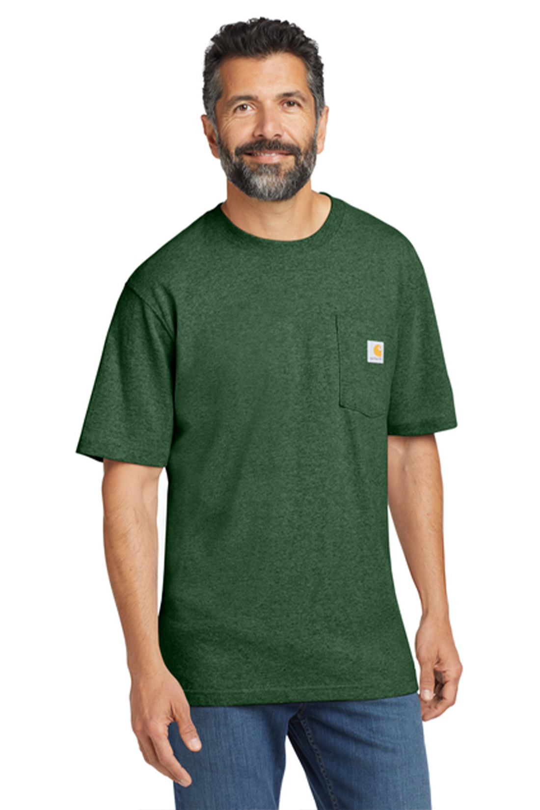Carhartt Workwear Custom Pockets T-Shirts, North Woods Heather [Black's Valley AG]