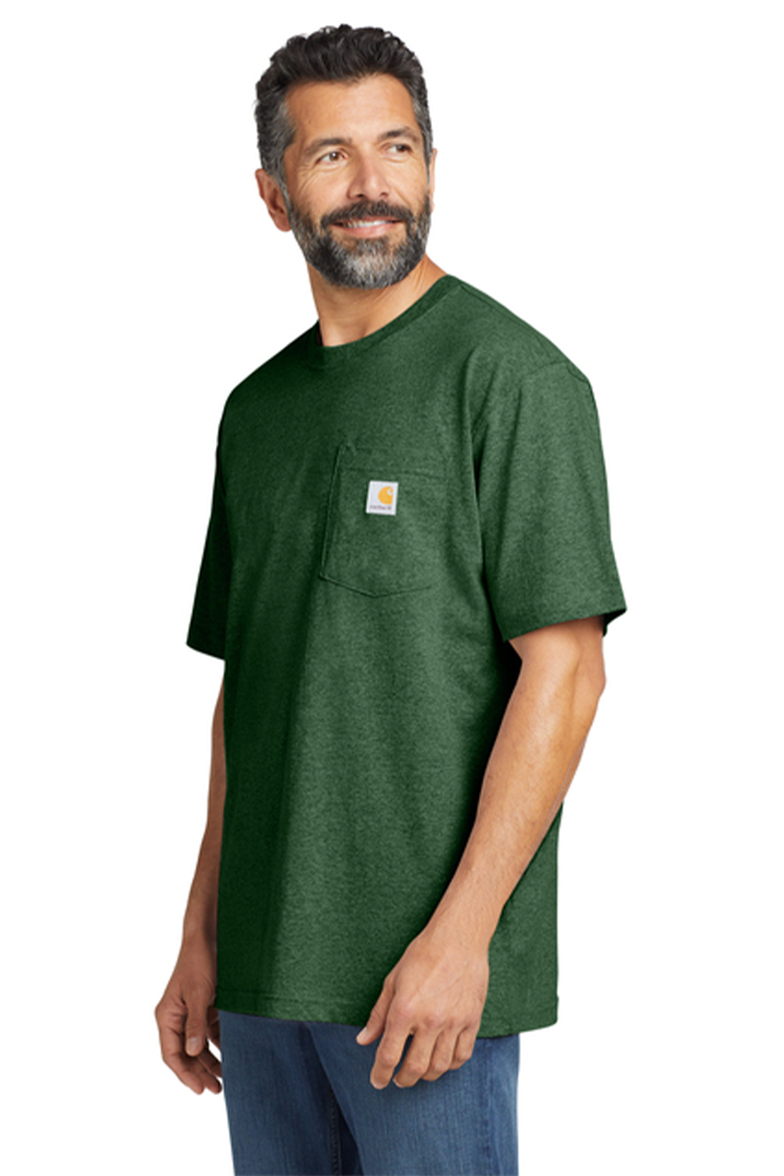 Carhartt Workwear Custom Pockets T-Shirts, North Woods Heather [Black's Valley AG]