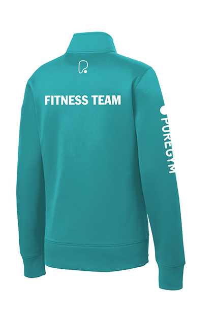Sport-Tek Ladies Sport-Wick Zip Jacket, Teal - FITNESS TEAM [PureGym]