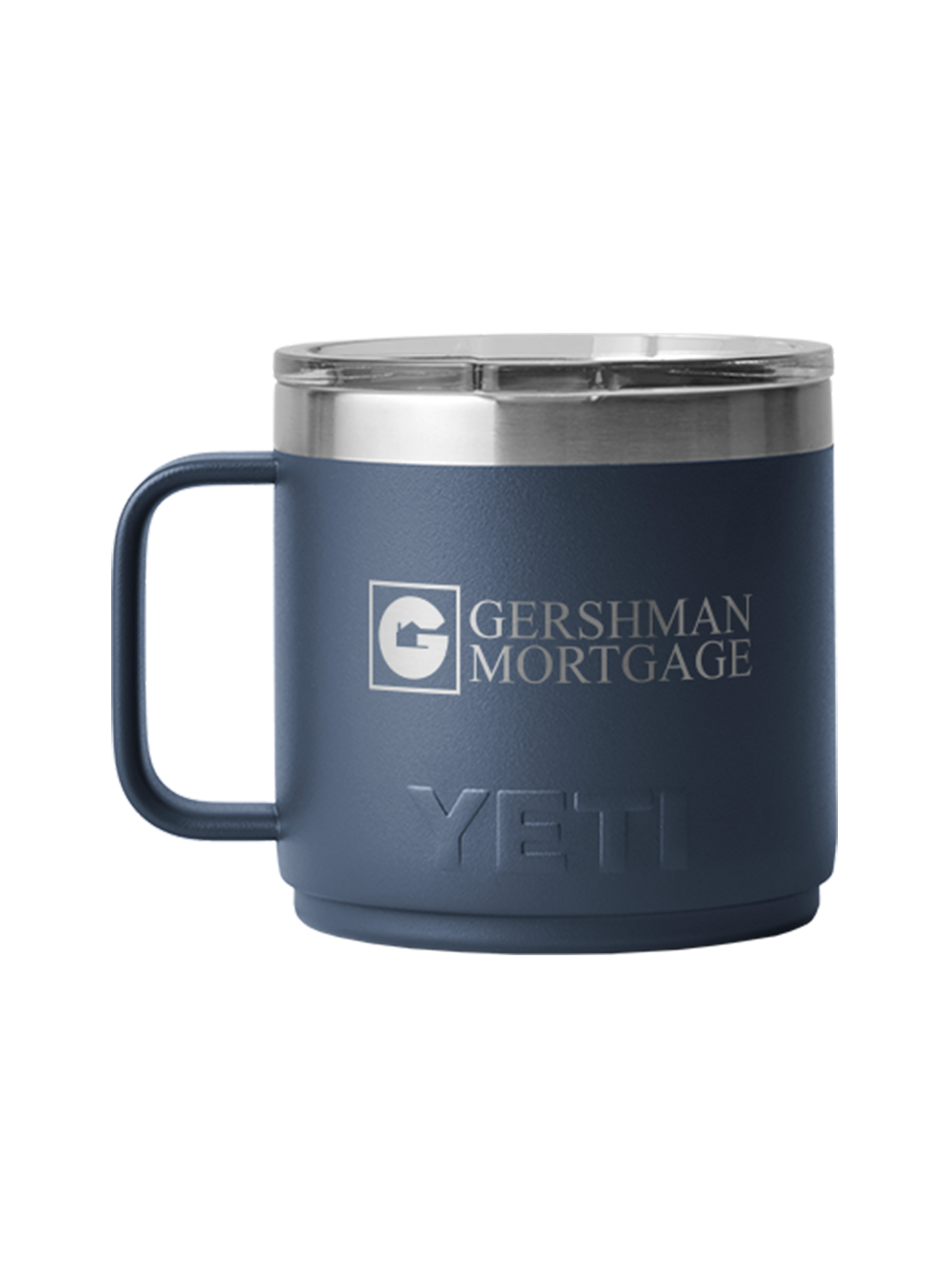 YETI 14 Oz Mug with Magslider Lid, Navy [Gershman Mortgage]