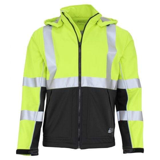 GSS Weather proof softshell with Telfon 7515 LIME [Solar Pile Driver]