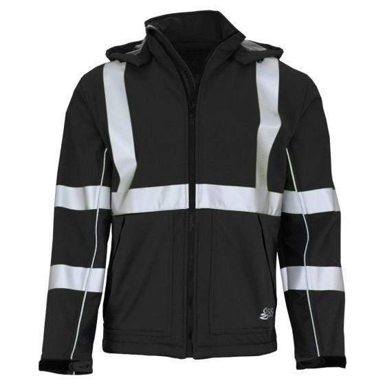 GSS Weather proof softshell with Telfon 7517 BLACK [Simple Construction]