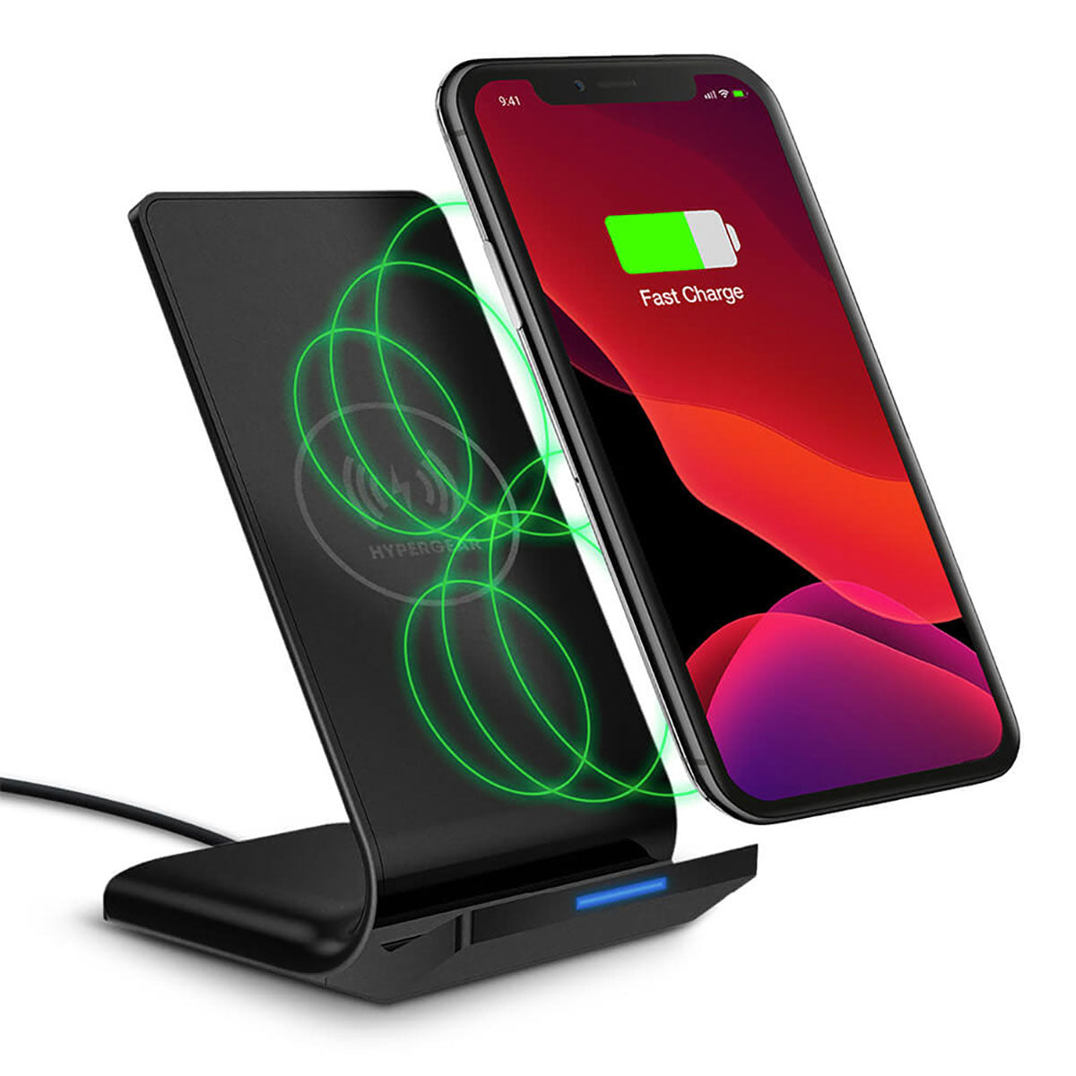 Hypergear 10W Wireless Fast Charging Custom Stands, Black [Launch]