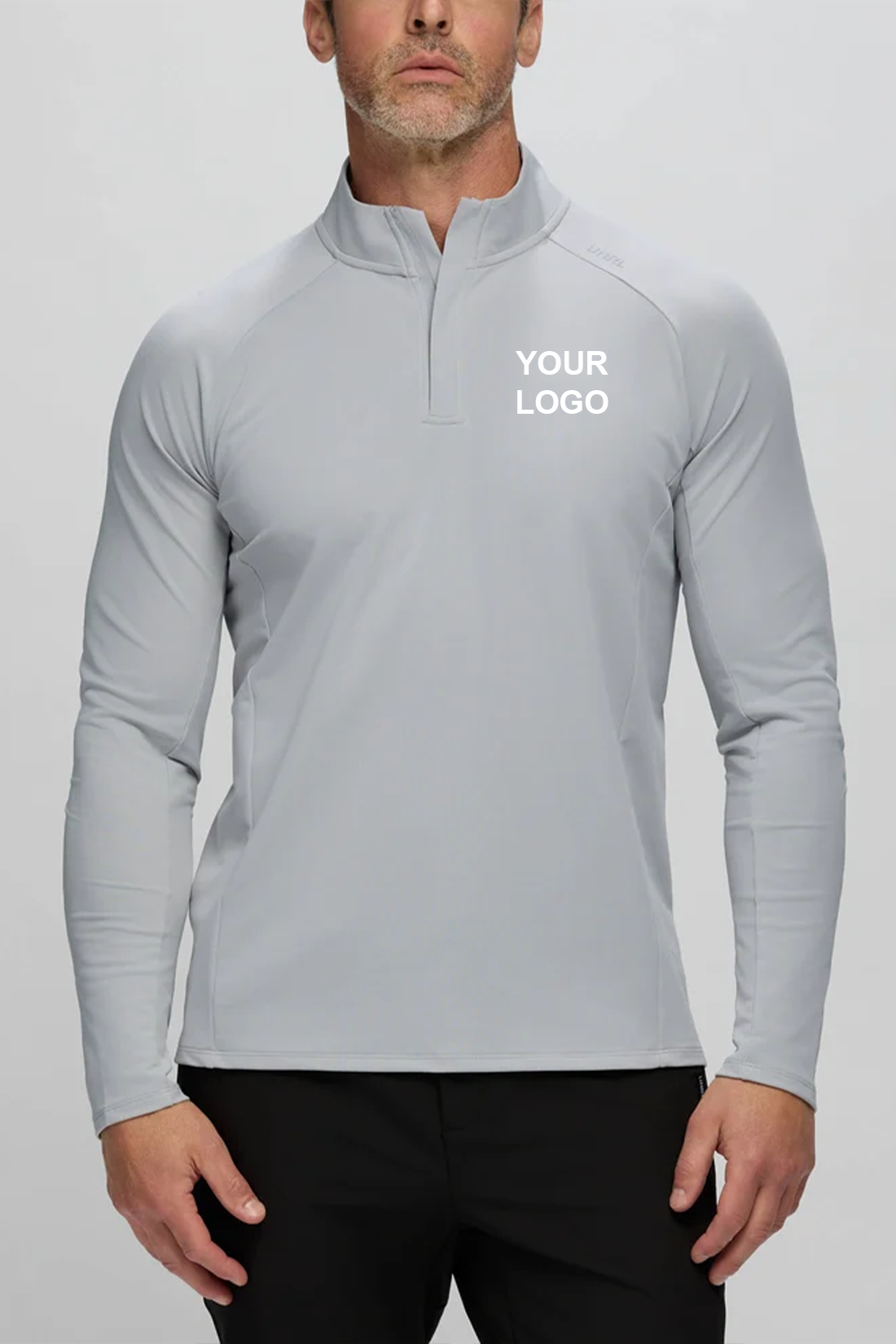 UNRL Highlands Custom Quarter Zips, Core Grey