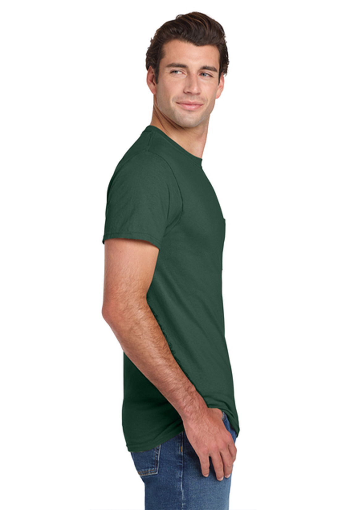 Jerzees Dri-Power 50/50 Cotton/Poly Short Sleeve T-Shirt 29MP Forest Green