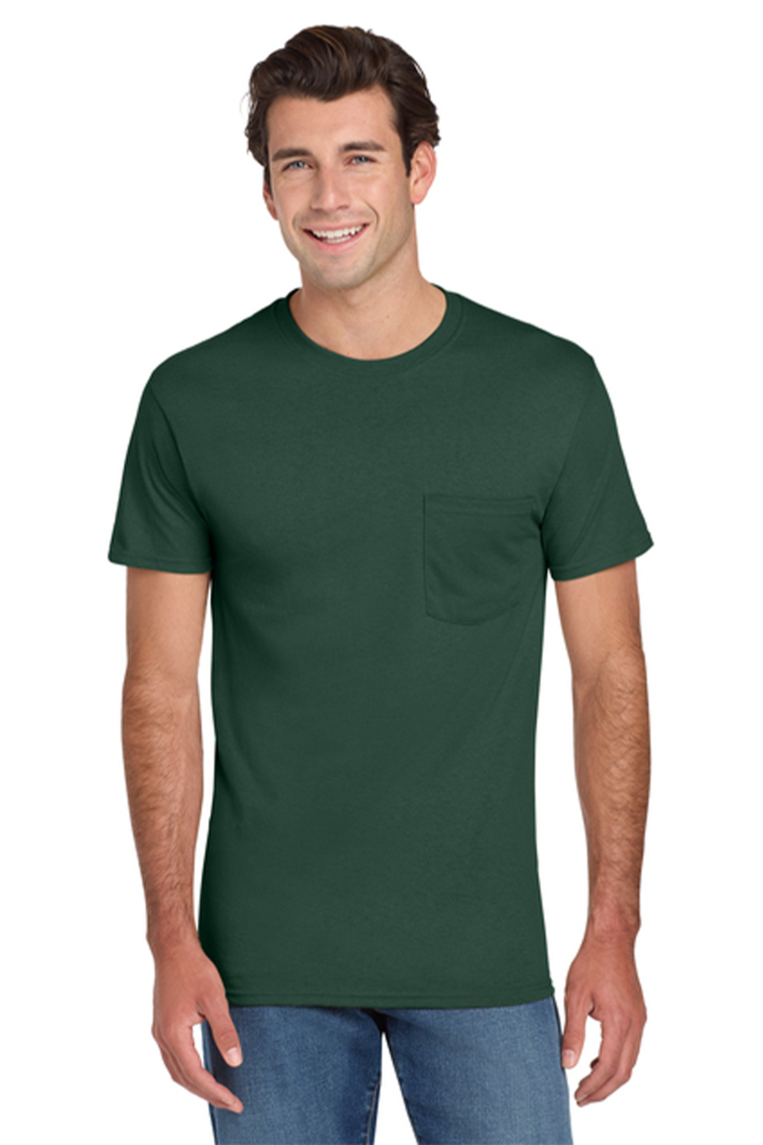 Jerzees Dri-Power 50/50 Cotton/Poly Short Sleeve T-Shirt 29MP Forest Green