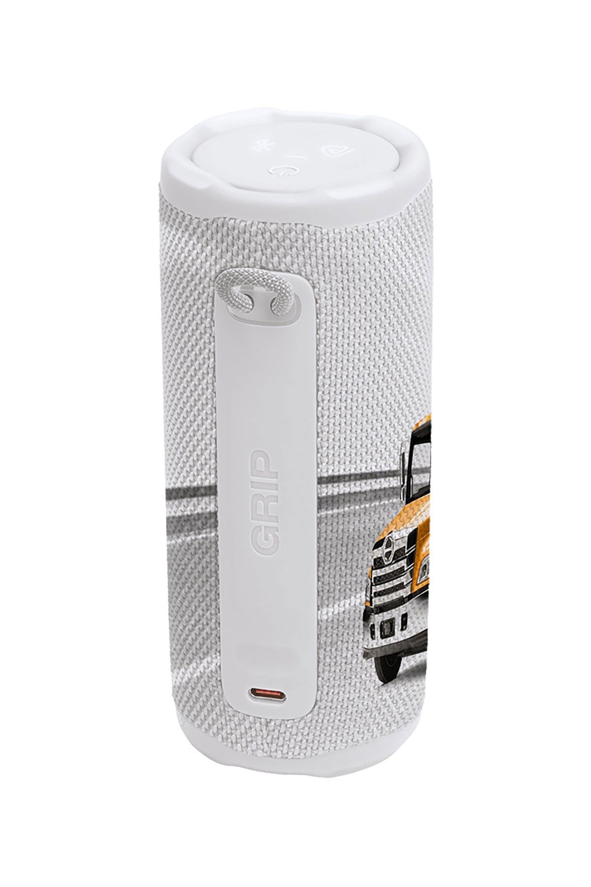 Custom JBL Grip Compact Bluetooth Speakers, White