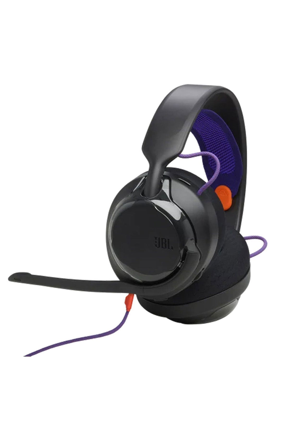 JBL Quantum 250 Wired Over-Ear Gaming Headset with Flip-Up Mic, Black
