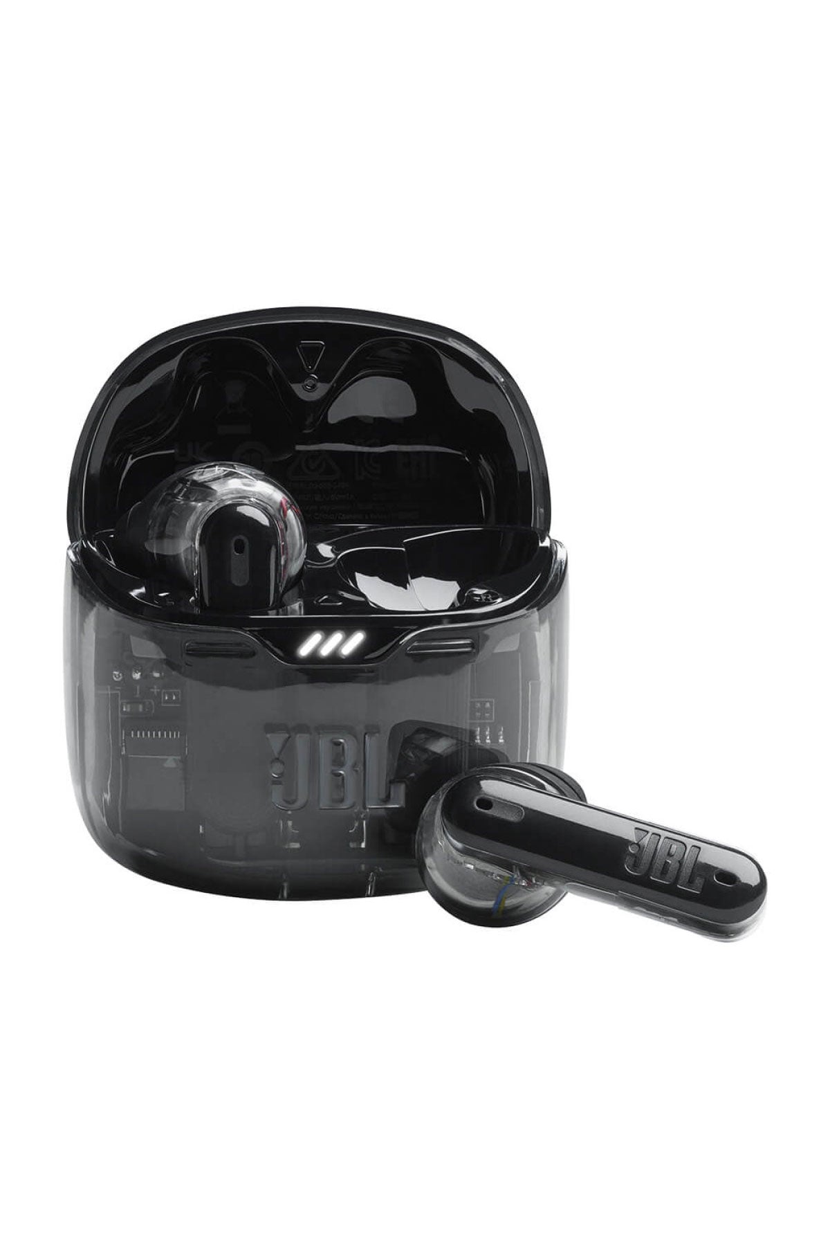 JBL Tune Flex True Custom Wireless Earbuds - Black Ghost Edition, Black