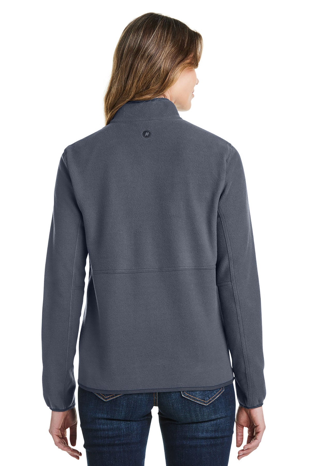 Marmot Ladies Rocklin Half-Zip Custom Jackets, Steel Onyx