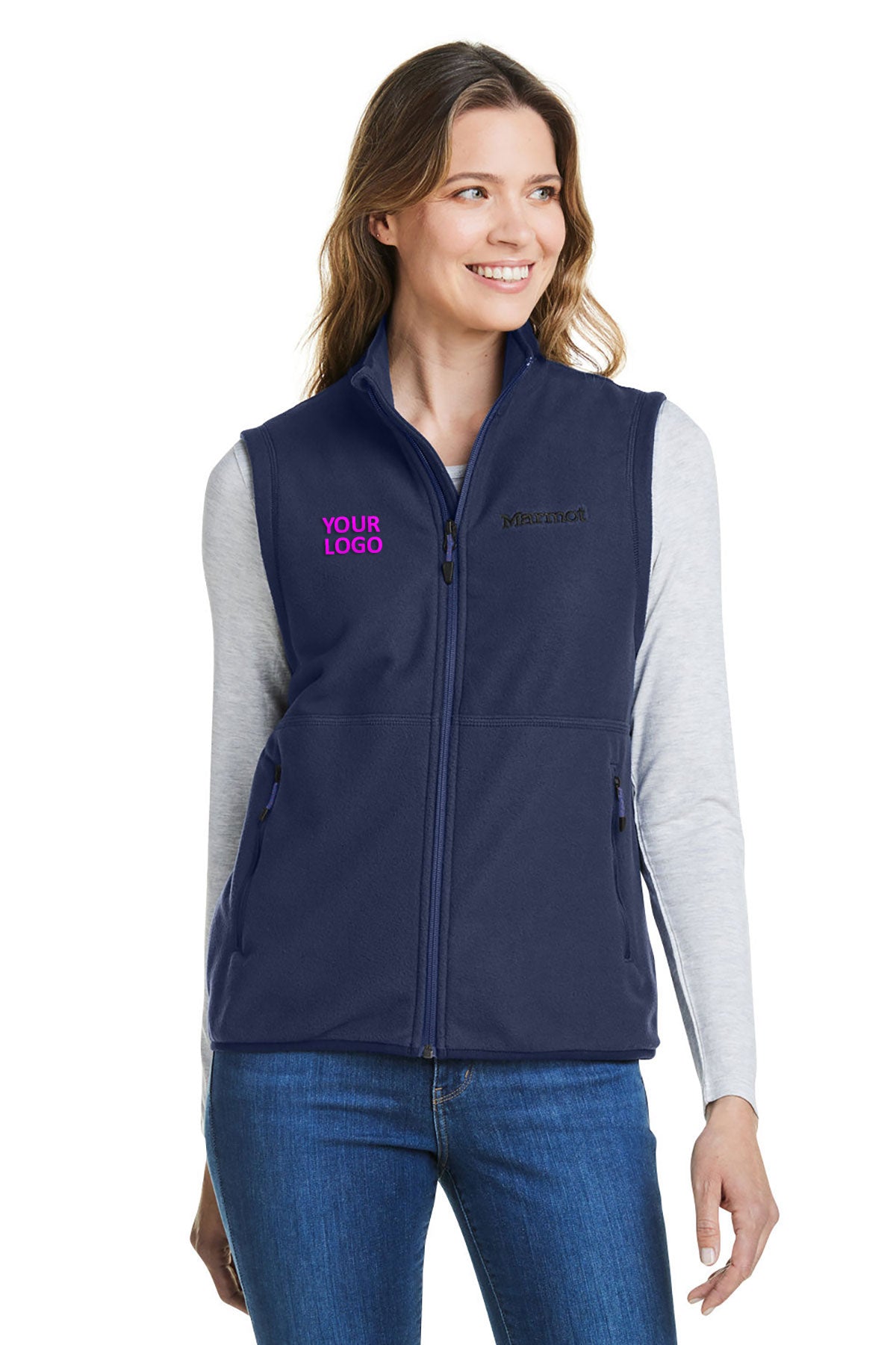 Marmot Ladies M2 Rocklin Custom Vests, Arctic Navy