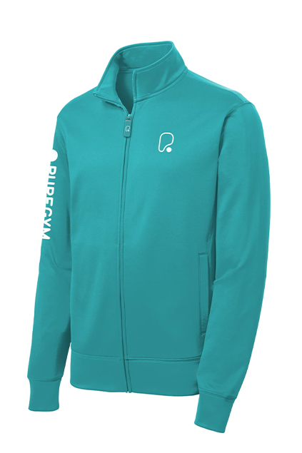 Sport-Tek Sport-Wick Zip Jacket, Teal - MANAGER [PureGym]