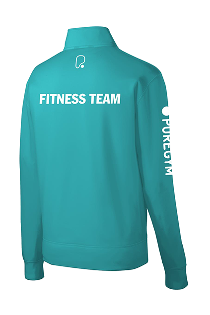 Sport-Tek Sport-Wick Zip Jacket, Teal - FITNESS TEAM [PureGym]