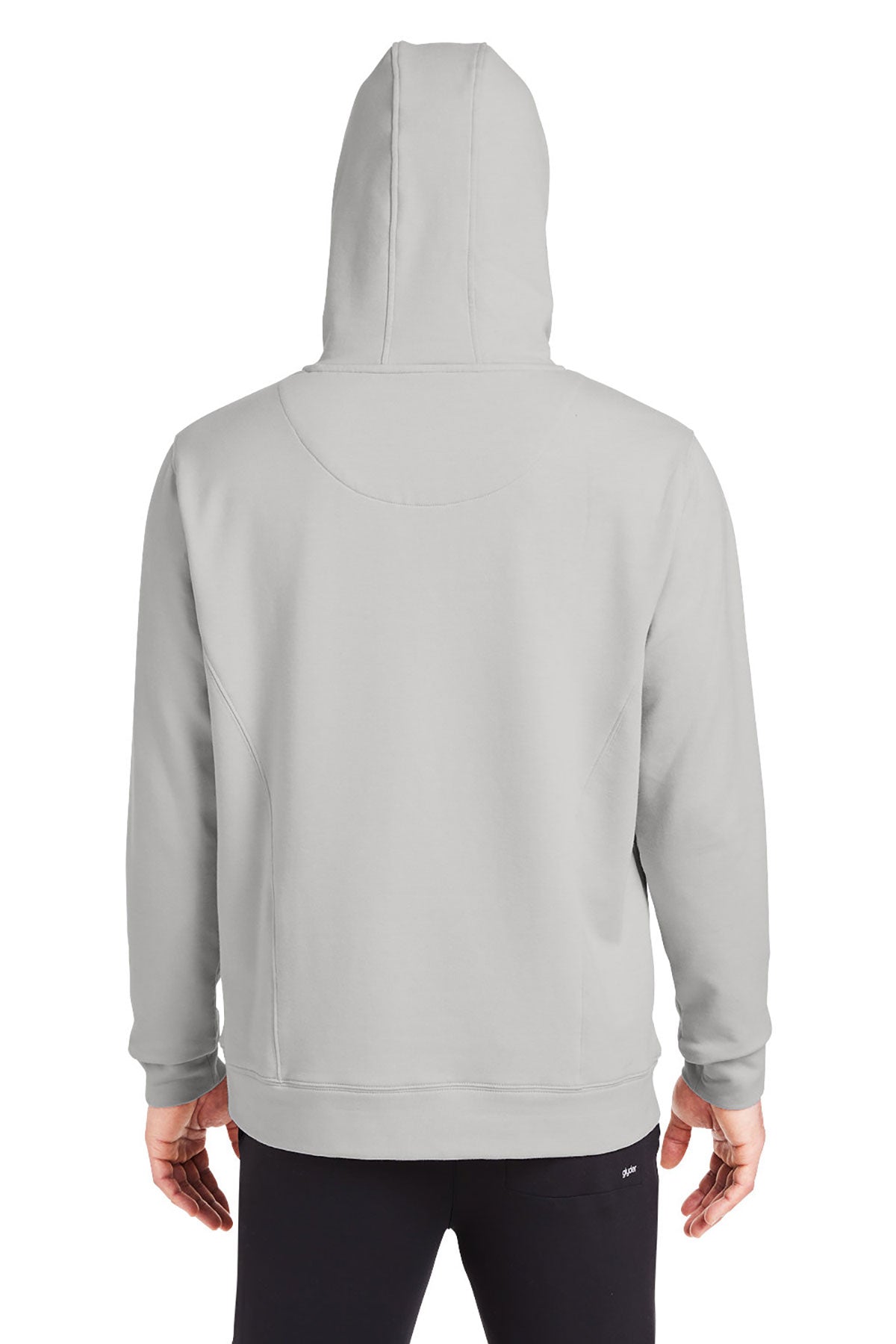 Glyder Mens Atlas Hooded Custom Sweatshirts, Ash Grey