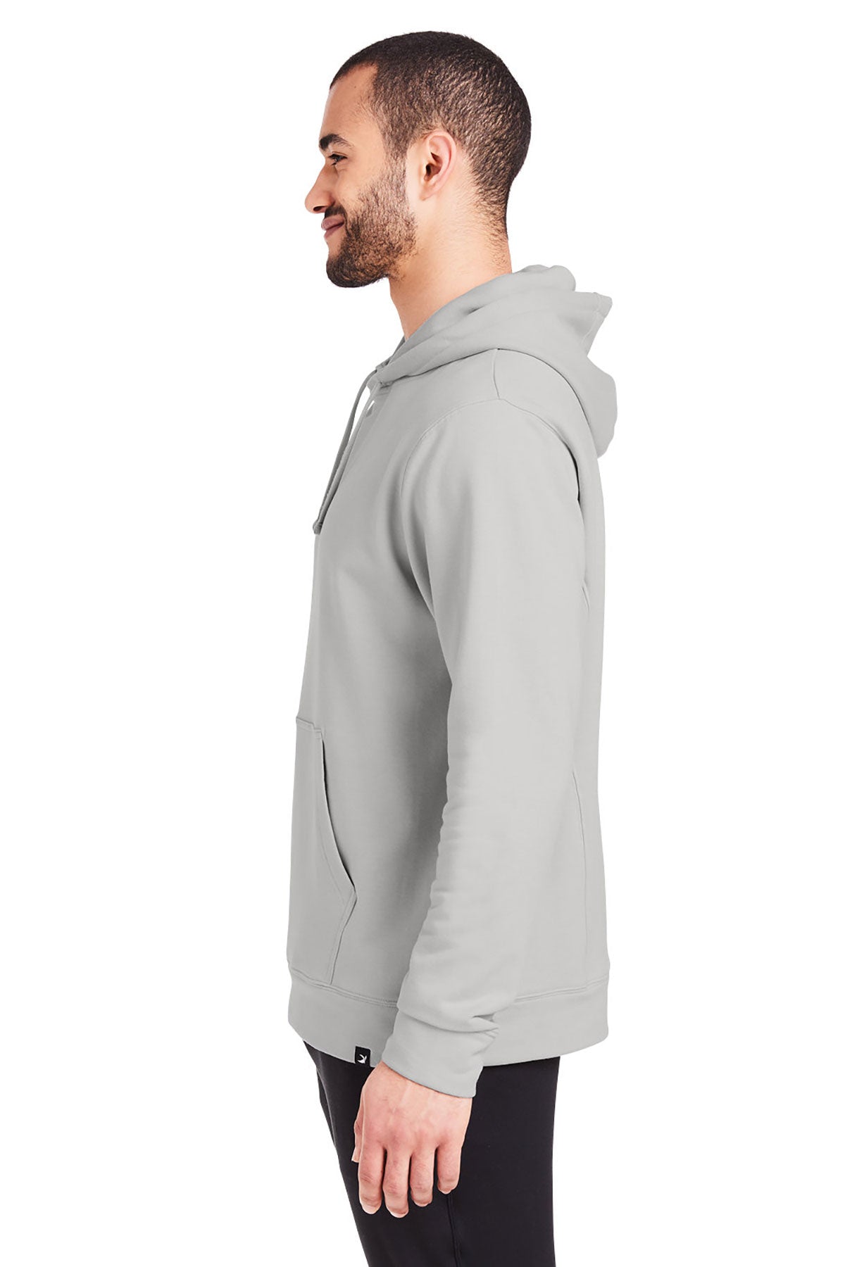 Glyder Mens Atlas Hooded Custom Sweatshirts, Ash Grey