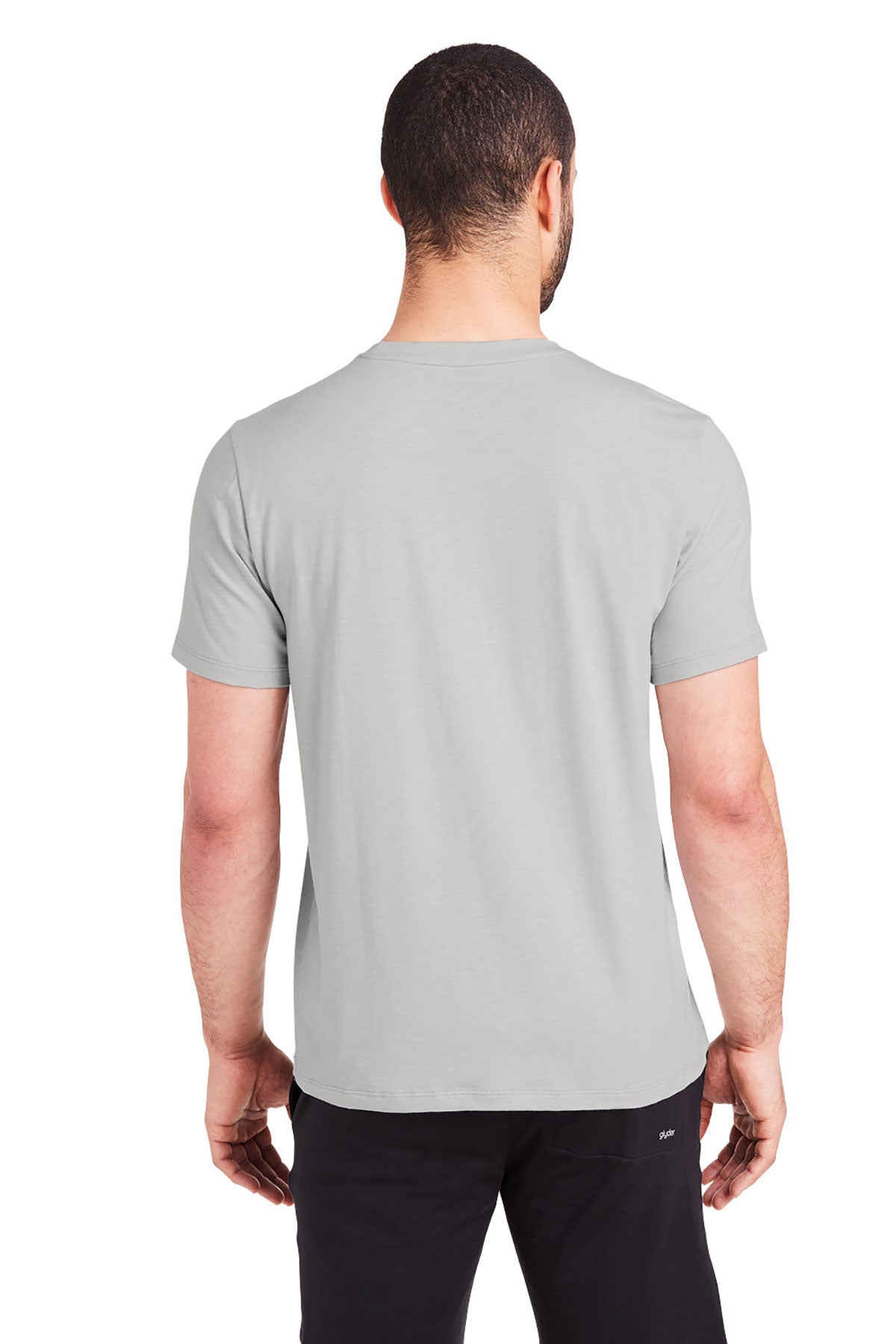 Glyder Mens Lumasof Custom T-Shirts, Ash Grey