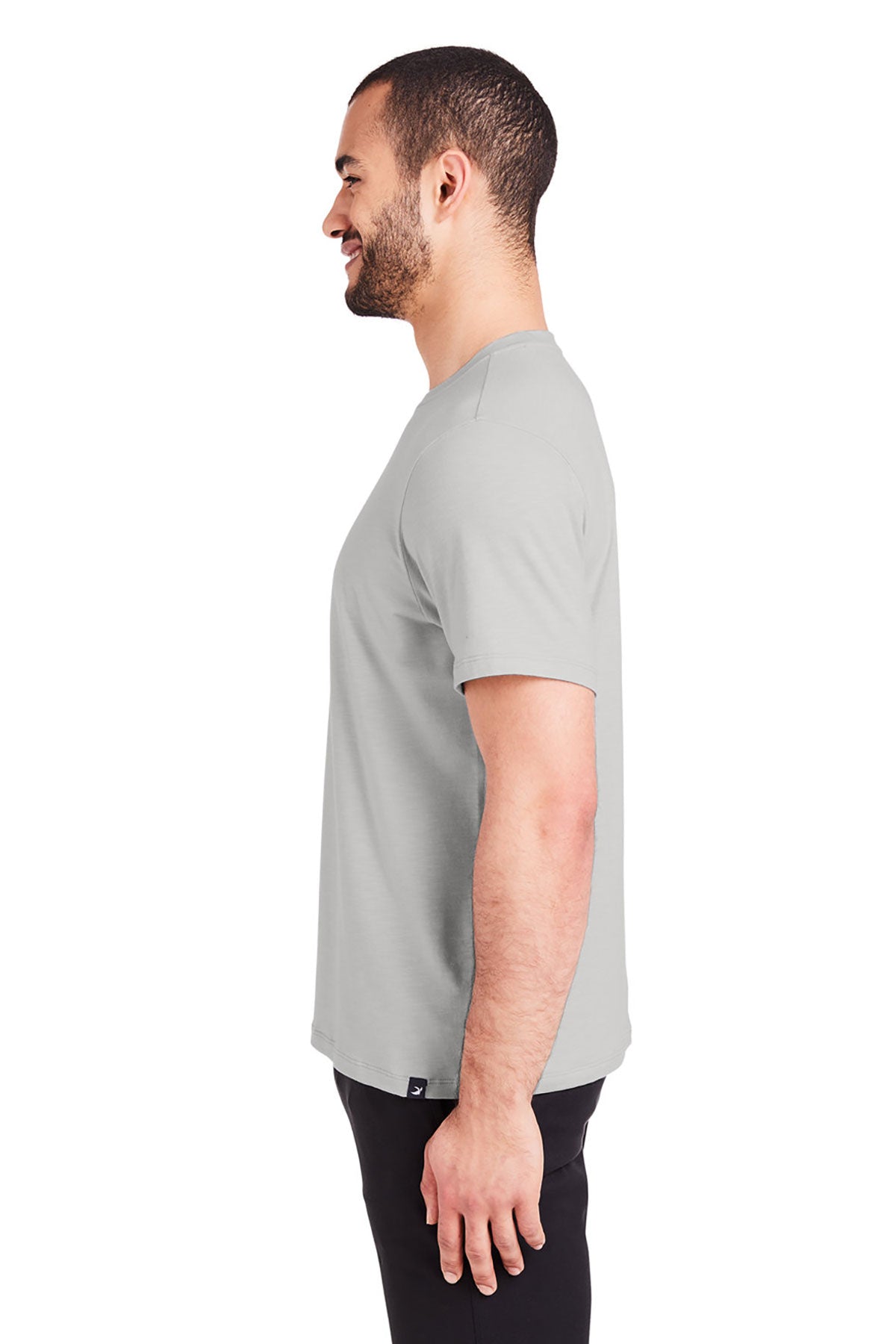 Glyder Mens Lumasof Custom T-Shirts, Ash Grey