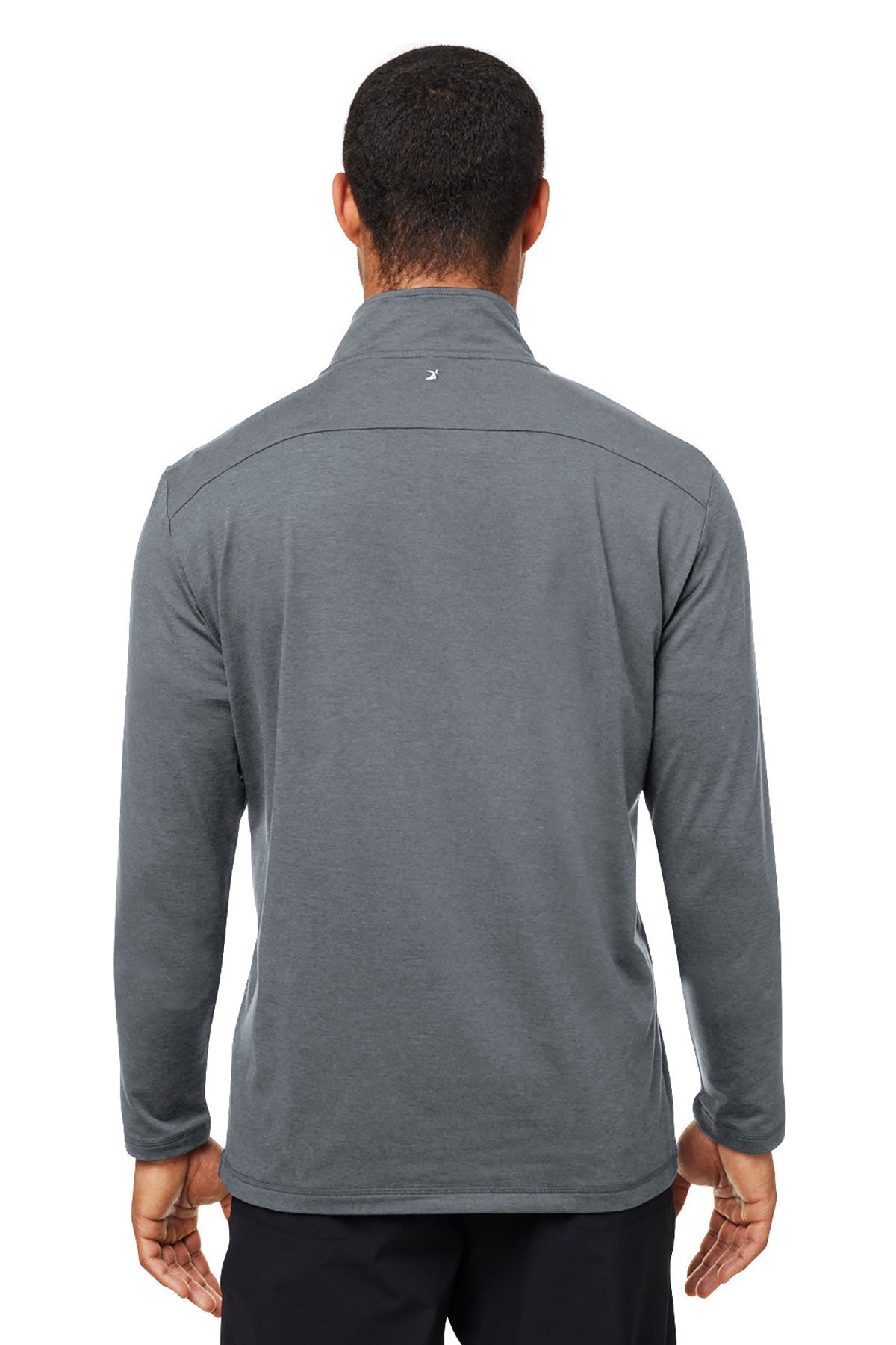 Glyder Men's Marbled Jersey Fairway Custom Quarter-Zips, Carbon Marble [Hearthside ]