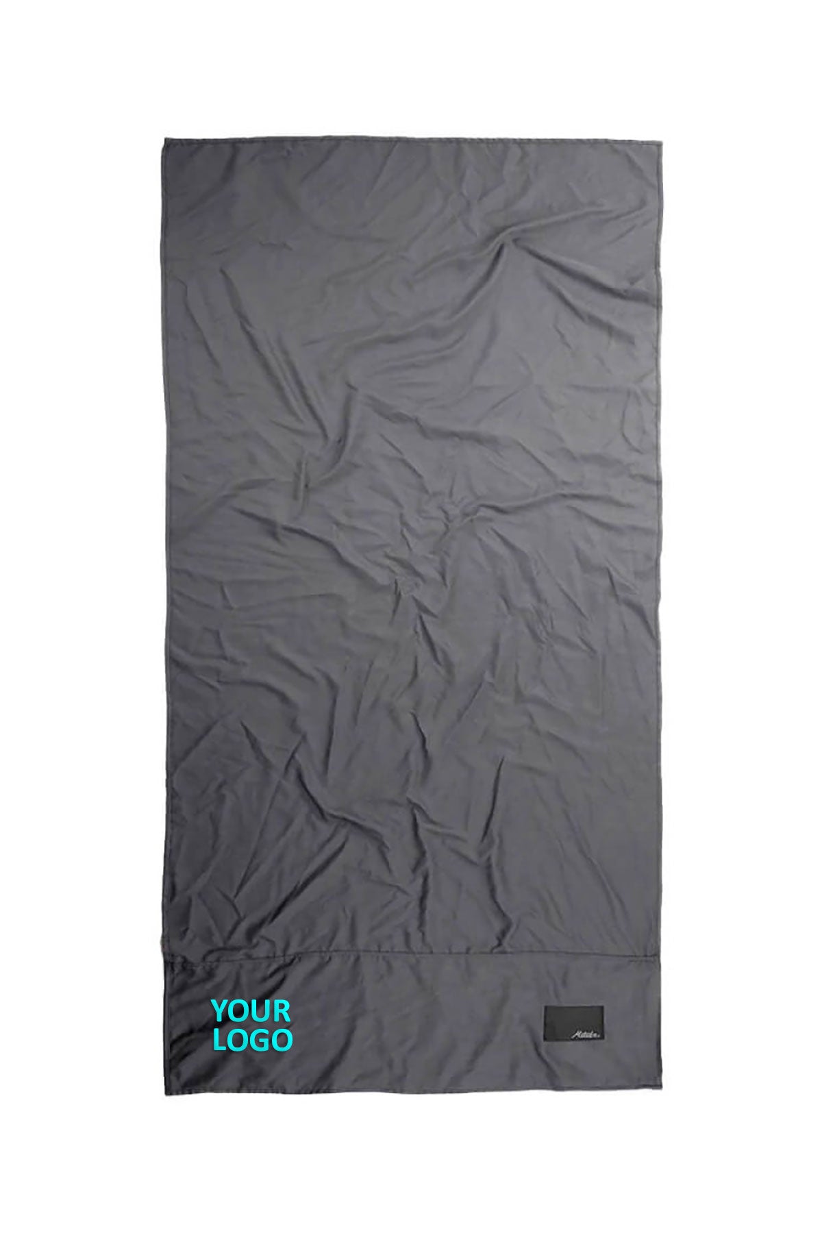 Matador Packable Custom Beach Towels, Graphite