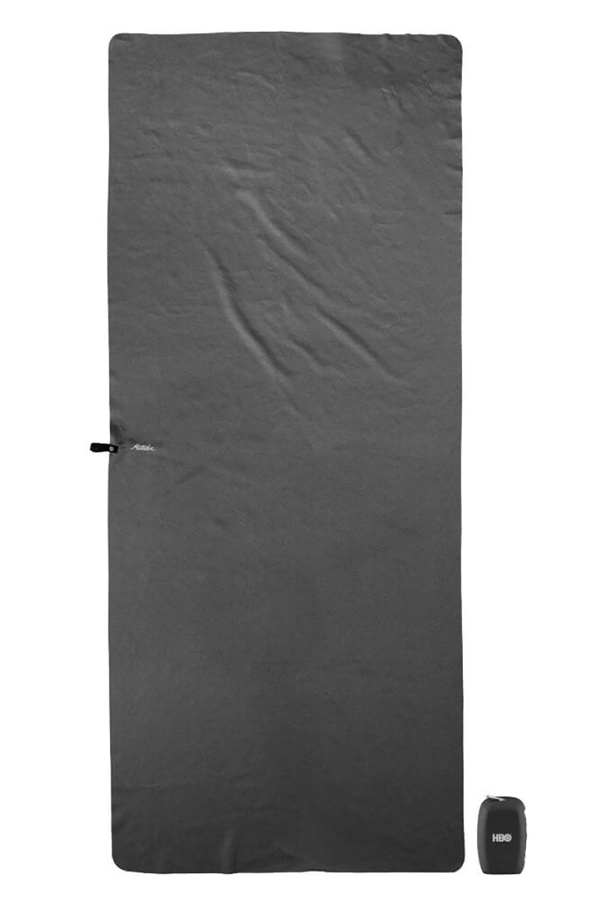 Matador NanoDry Packable Large Custom Shower Towels, Black