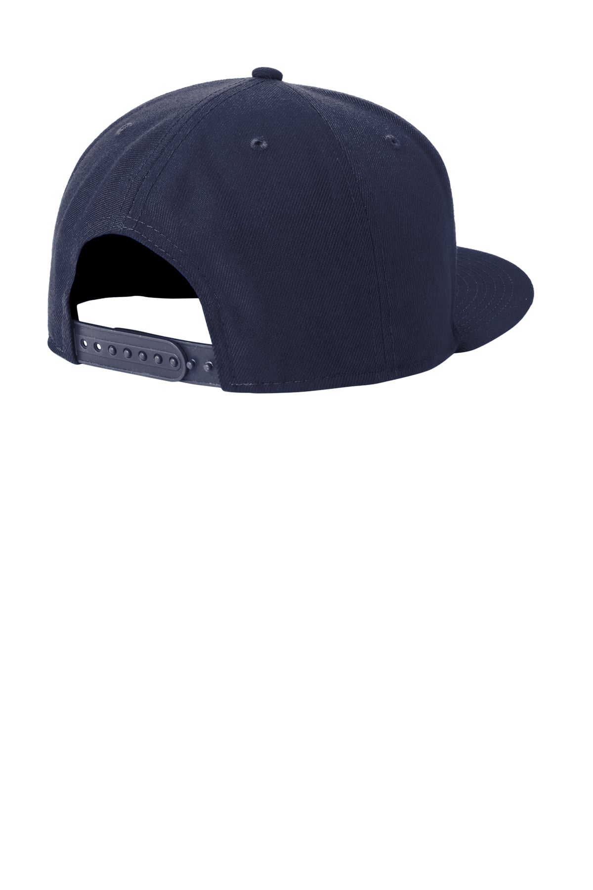 New Era Flat Bill Custom Snapback Caps, Deep Navy [Executive Construction]