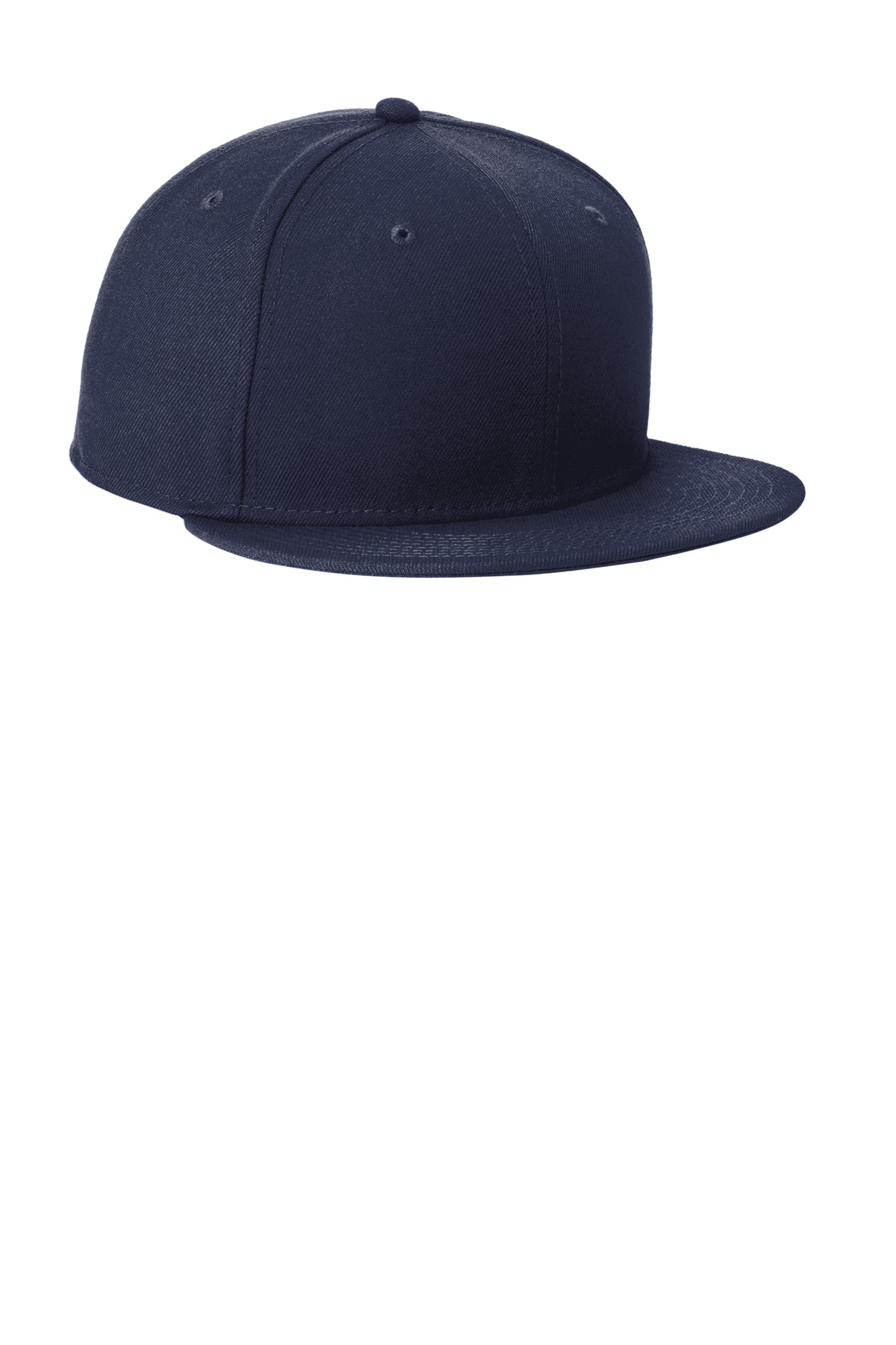 New Era Flat Bill Custom Snapback Caps, Deep Navy [Executive Construction]