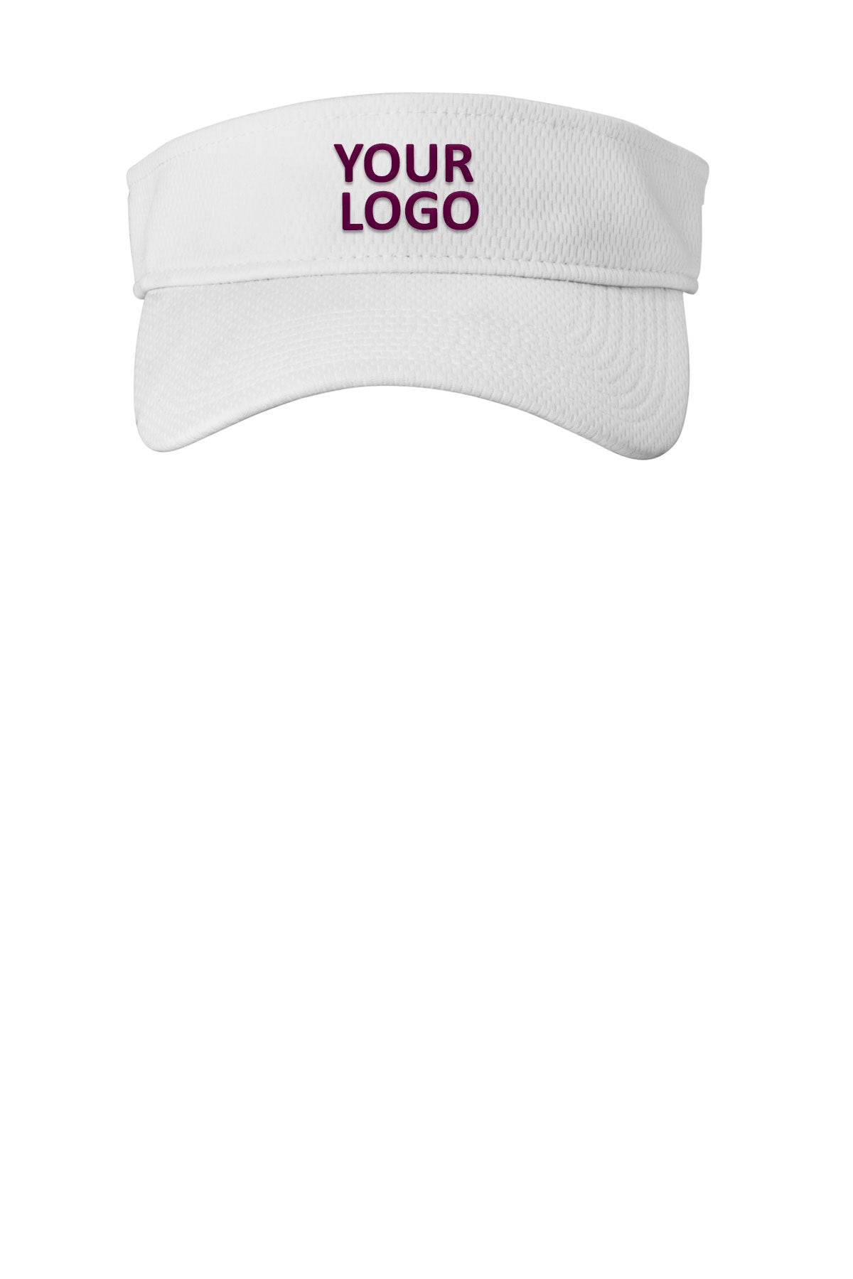 New Era Performance Dash Custom Visors, White [Tetralogicx]