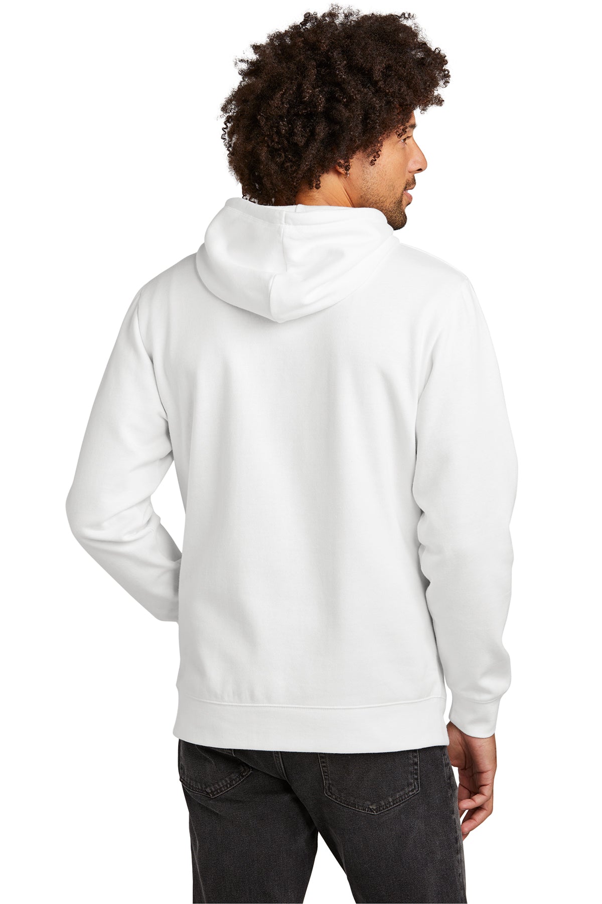 New Era Comeback Fleece Customized Hoodies, White