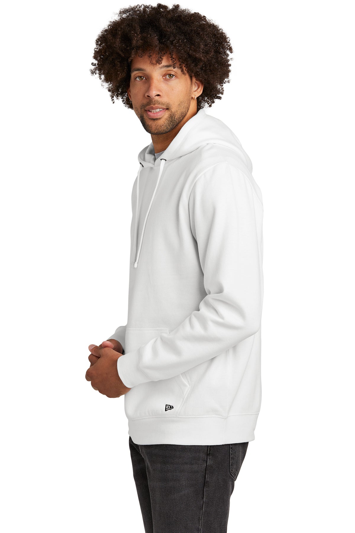 Branded New Era Comeback Fleece Pullover Hoodie White