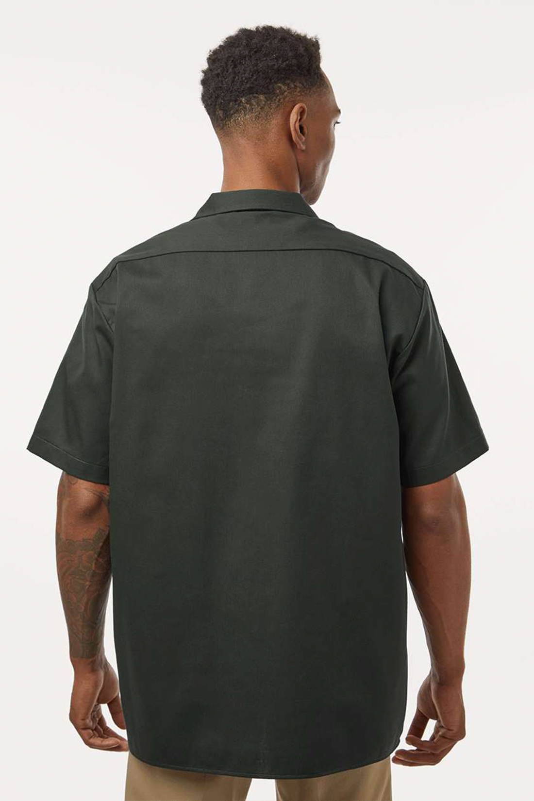 Dickies Short-Sleeve Work Shirt 2574, Olive Green