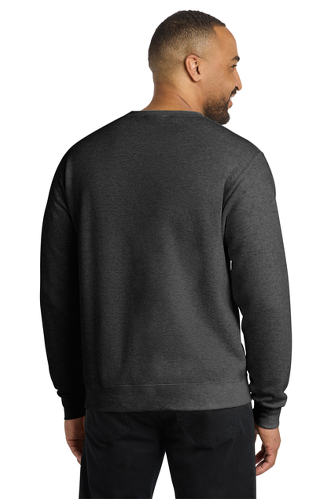Port & Company Core Fleece Branded Sweatshirts, Dark Heather Grey